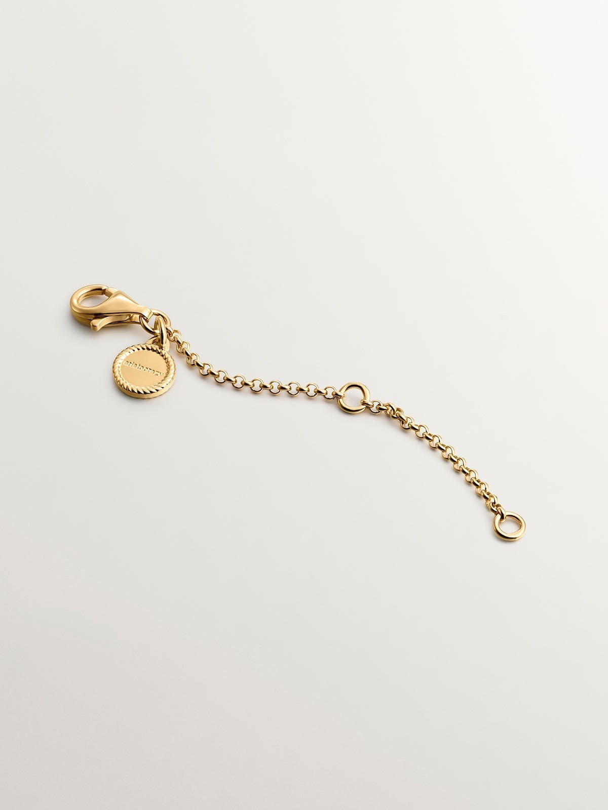 925 silver extension plated in 18K yellow gold