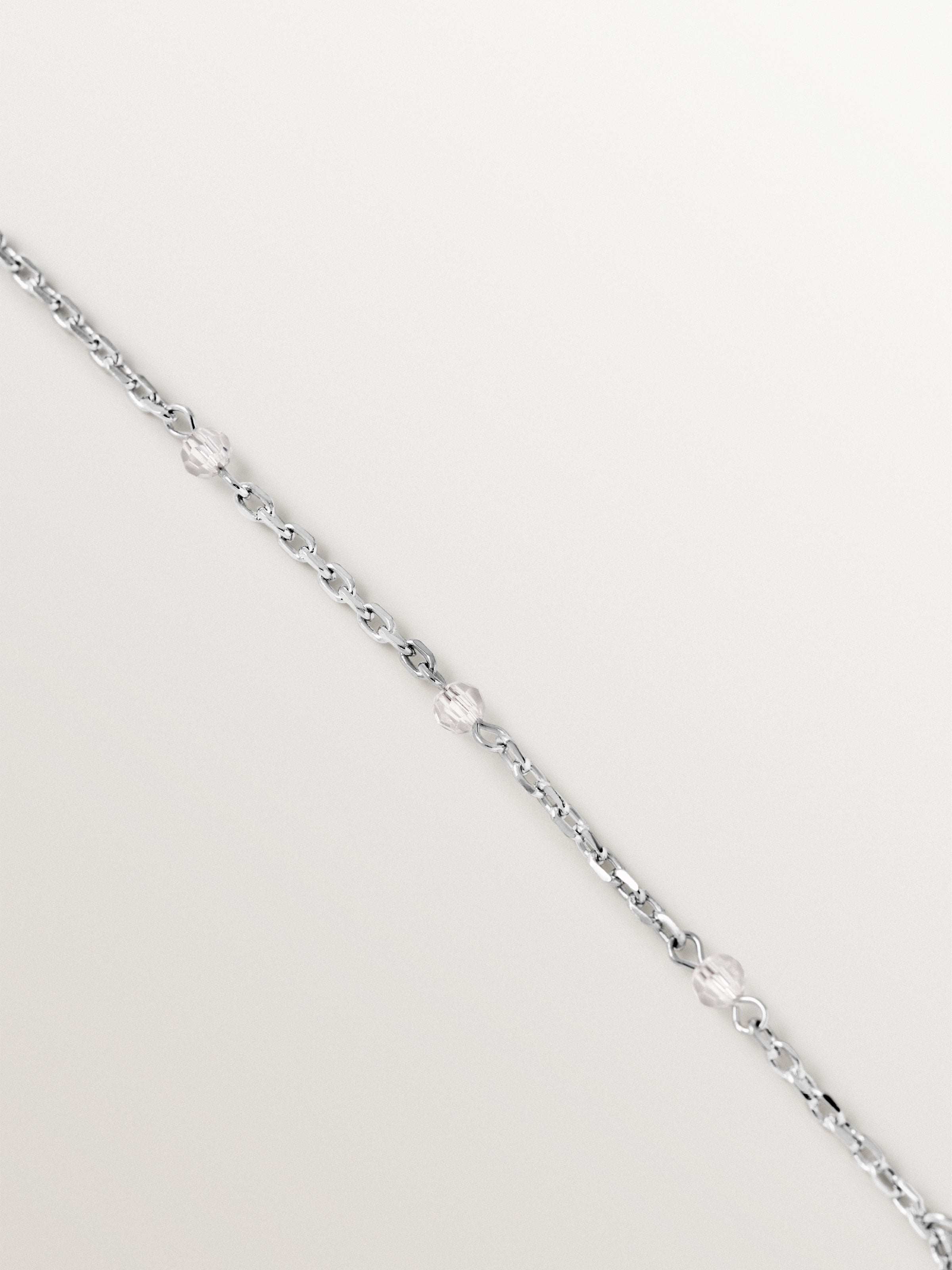 Necklace with baroque pearls and crystals
