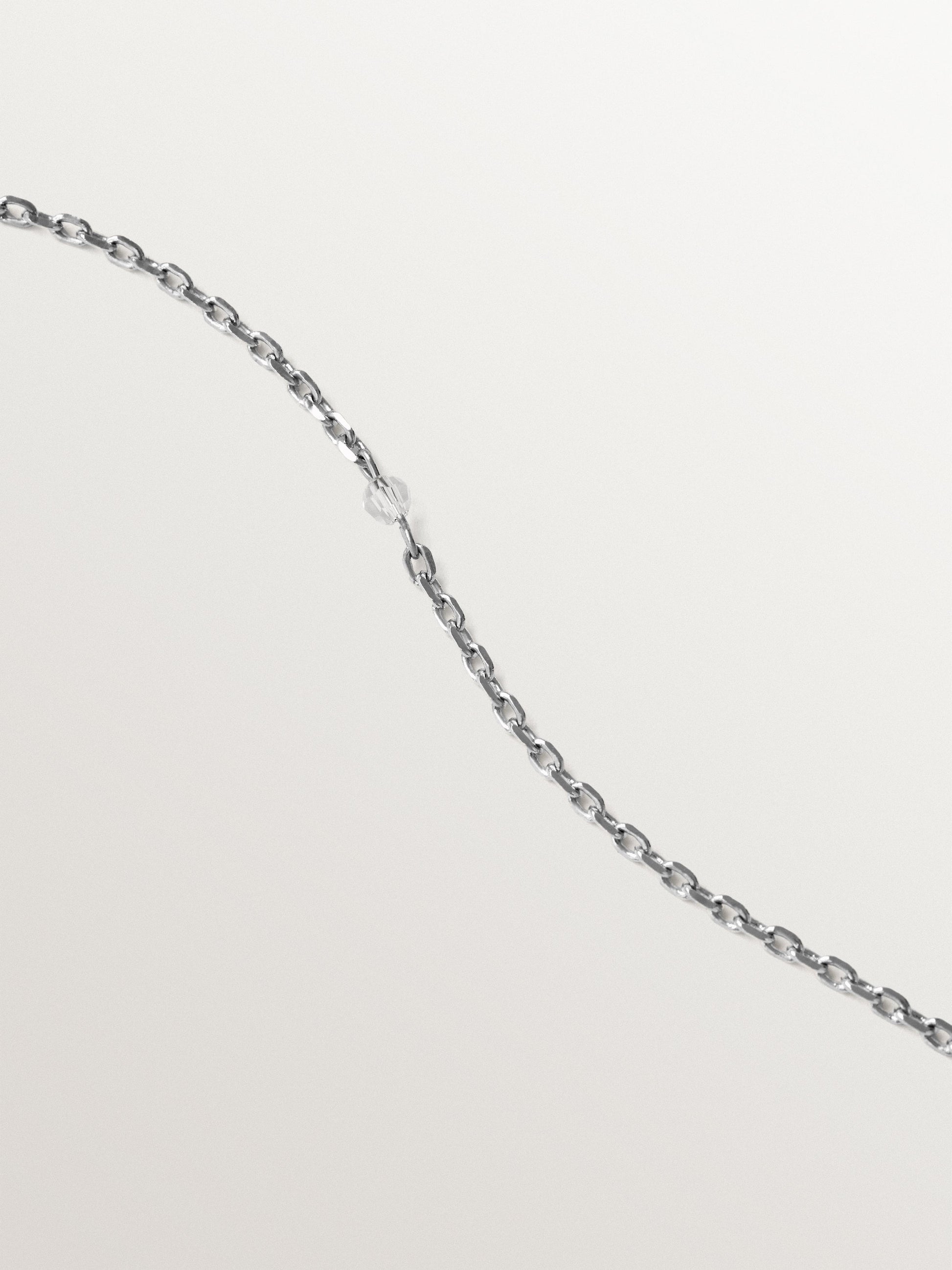 Necklace with baroque pearls and crystals