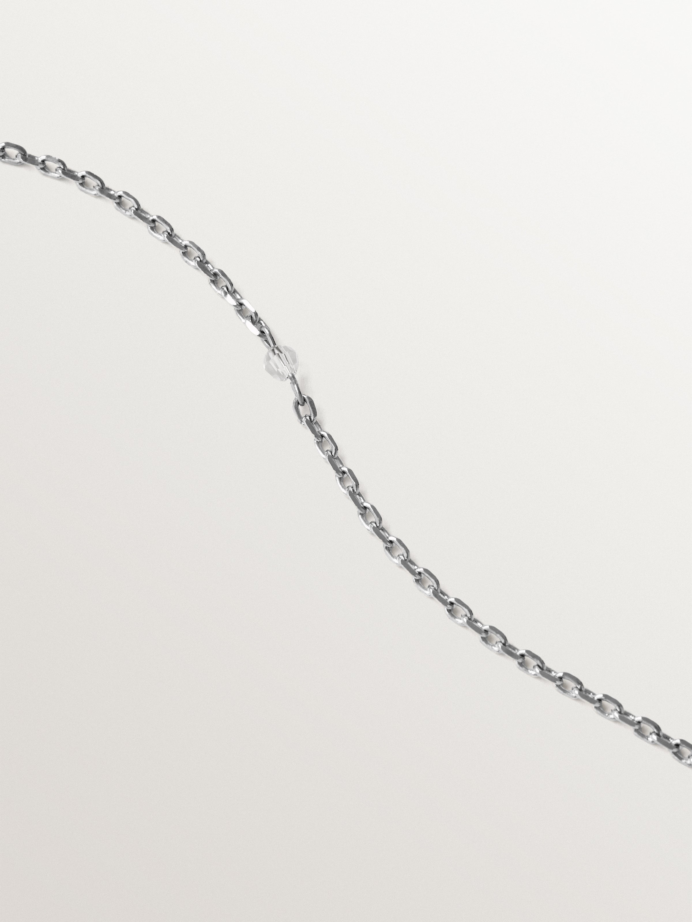 Necklace with baroque pearls and crystals