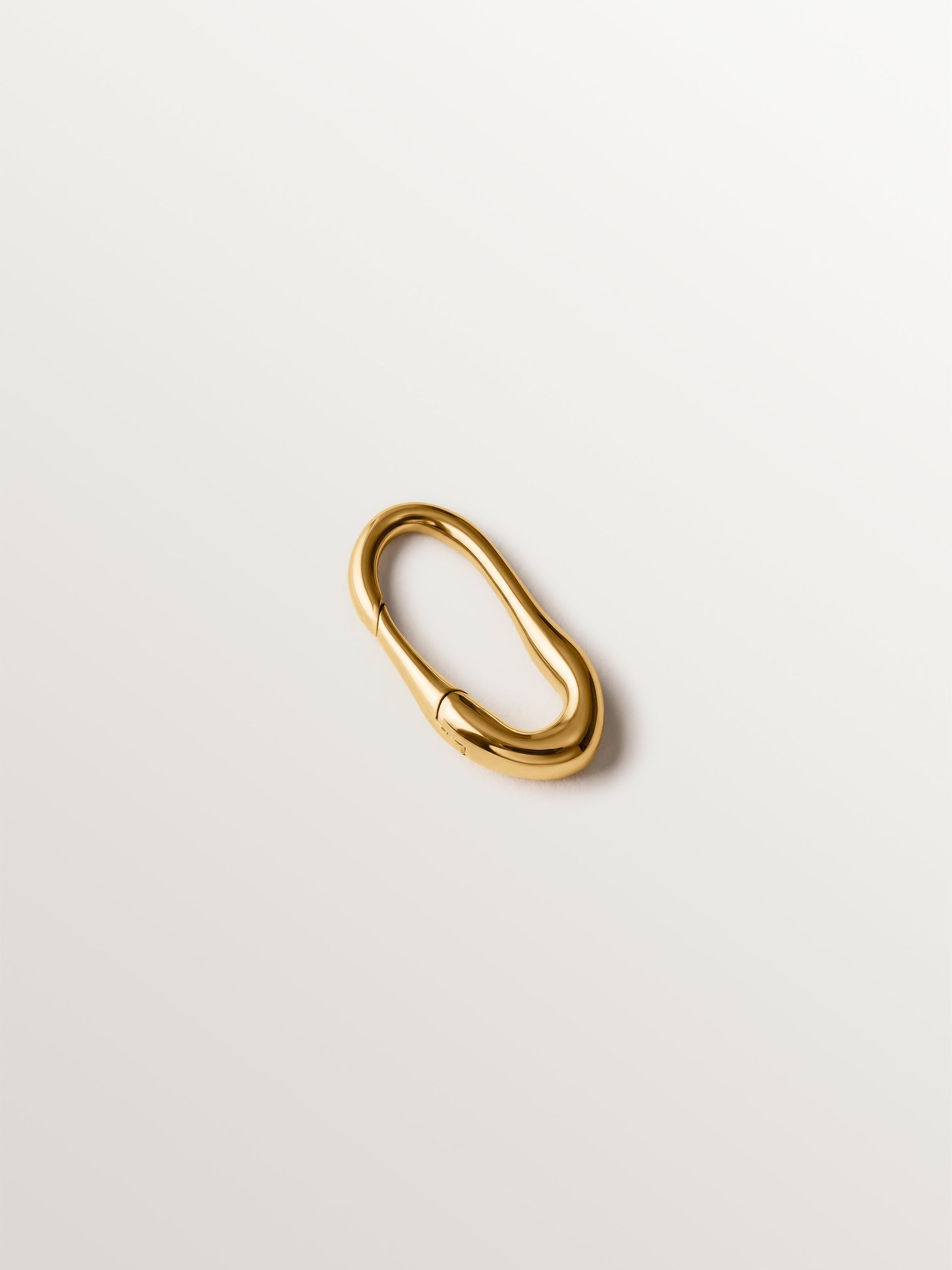 Yellow gold plated charm hanger
