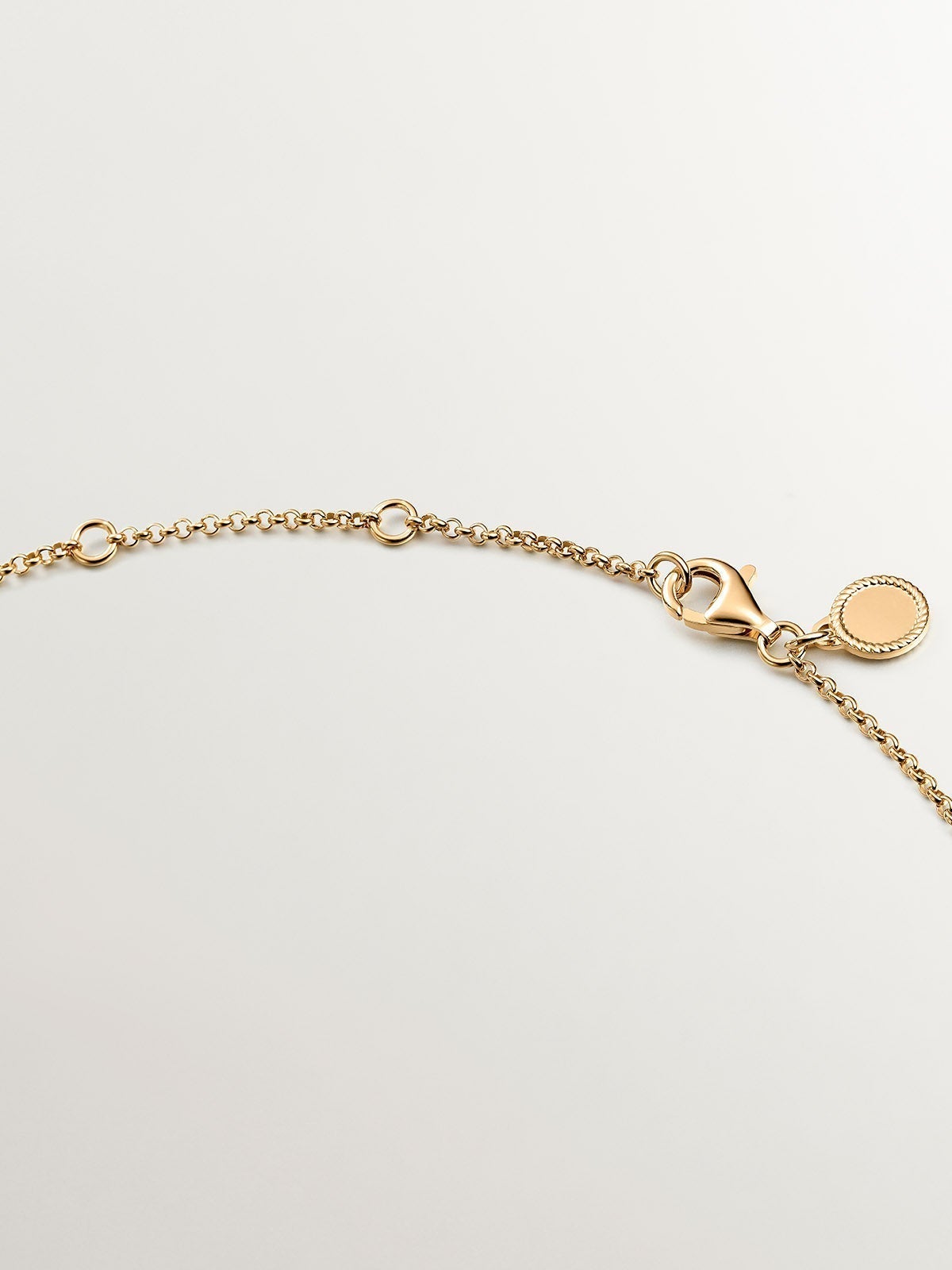 925 silver pendant bathed in 18K yellow gold with star