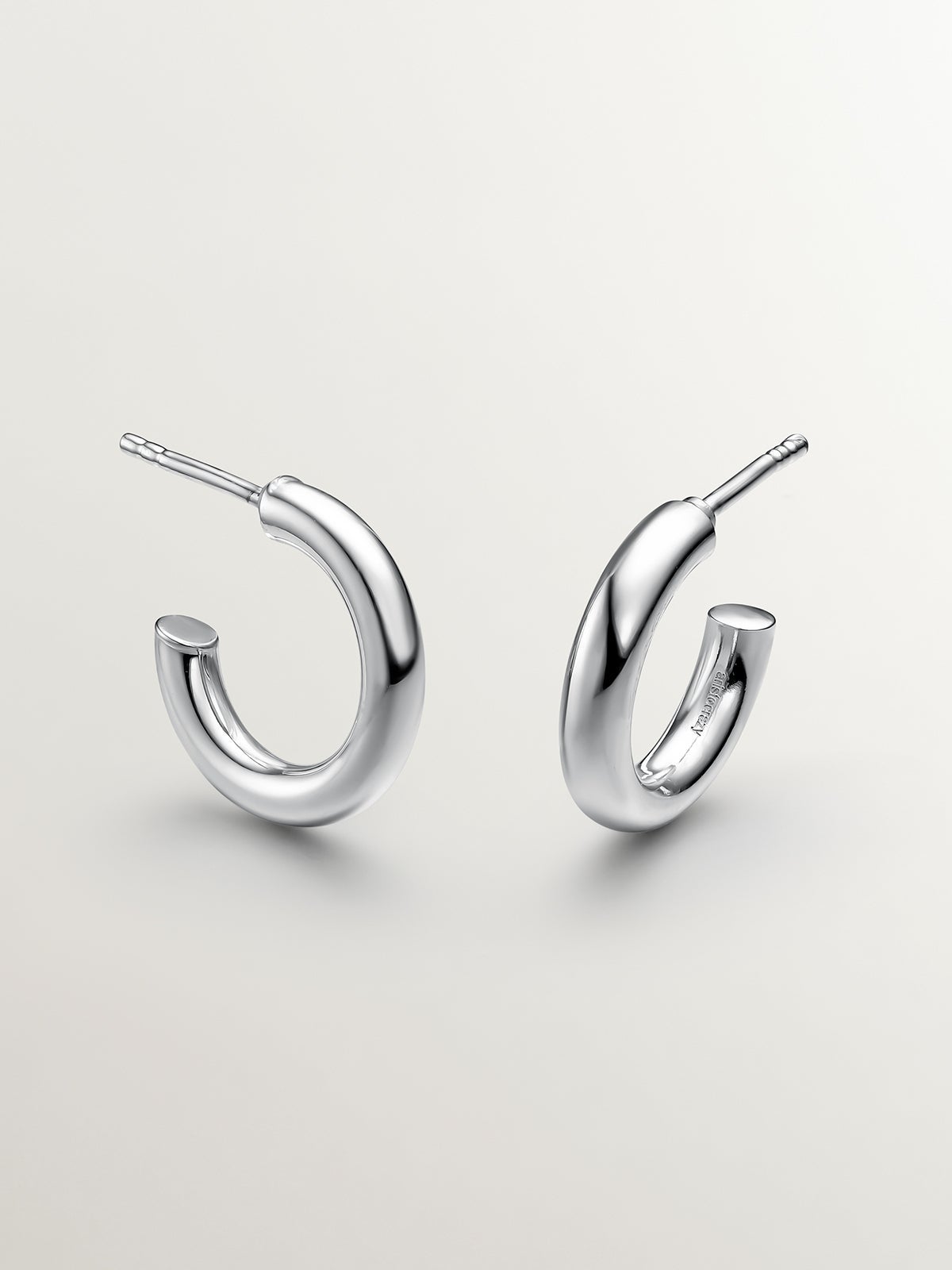 Small 925 silver hoop earrings