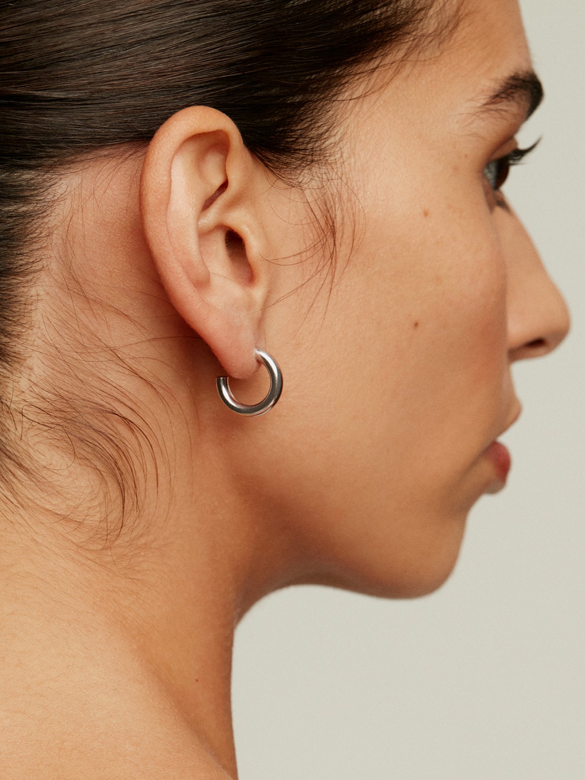 Small 925 silver hoop earrings