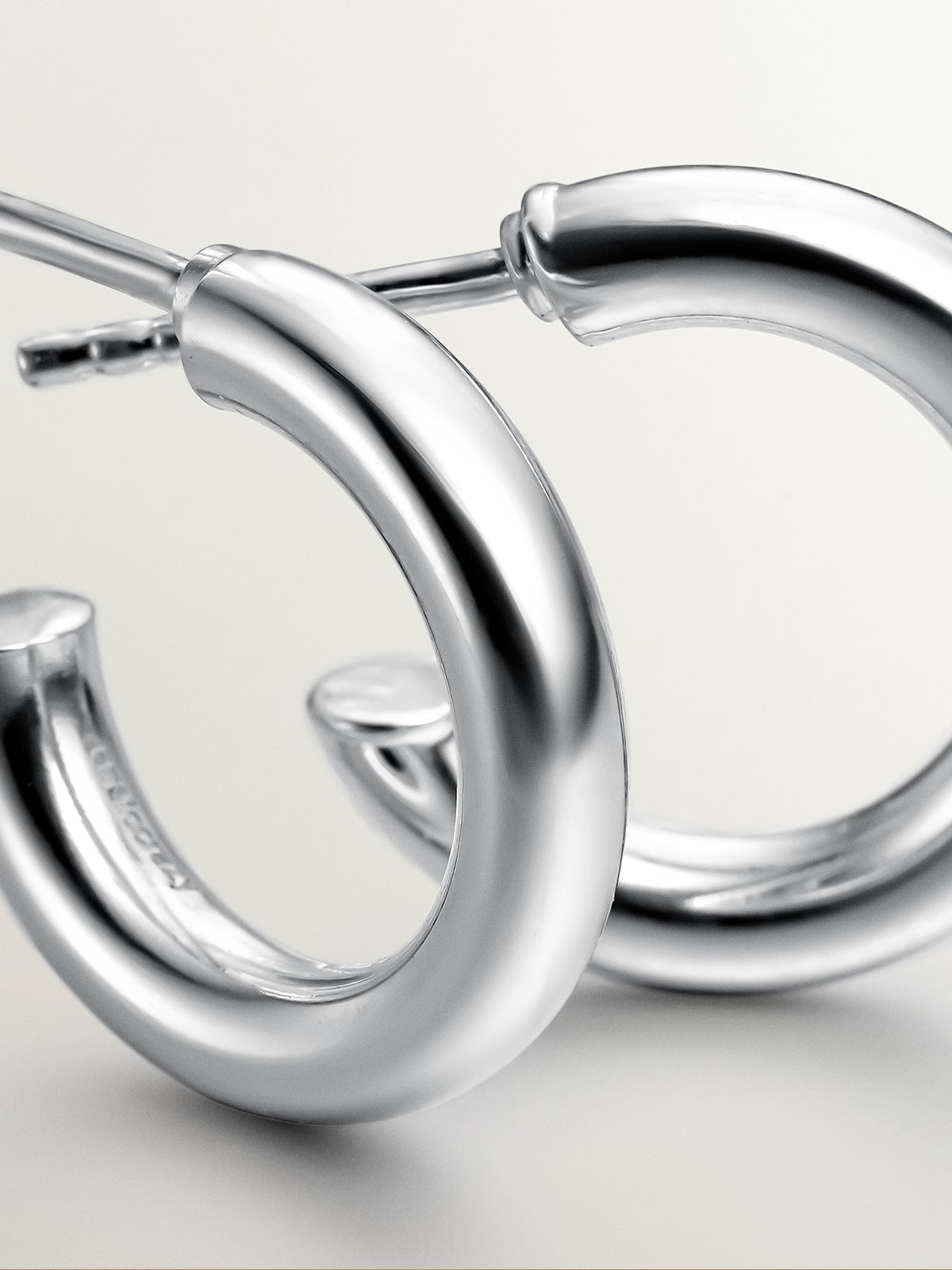 Small 925 silver hoop earrings