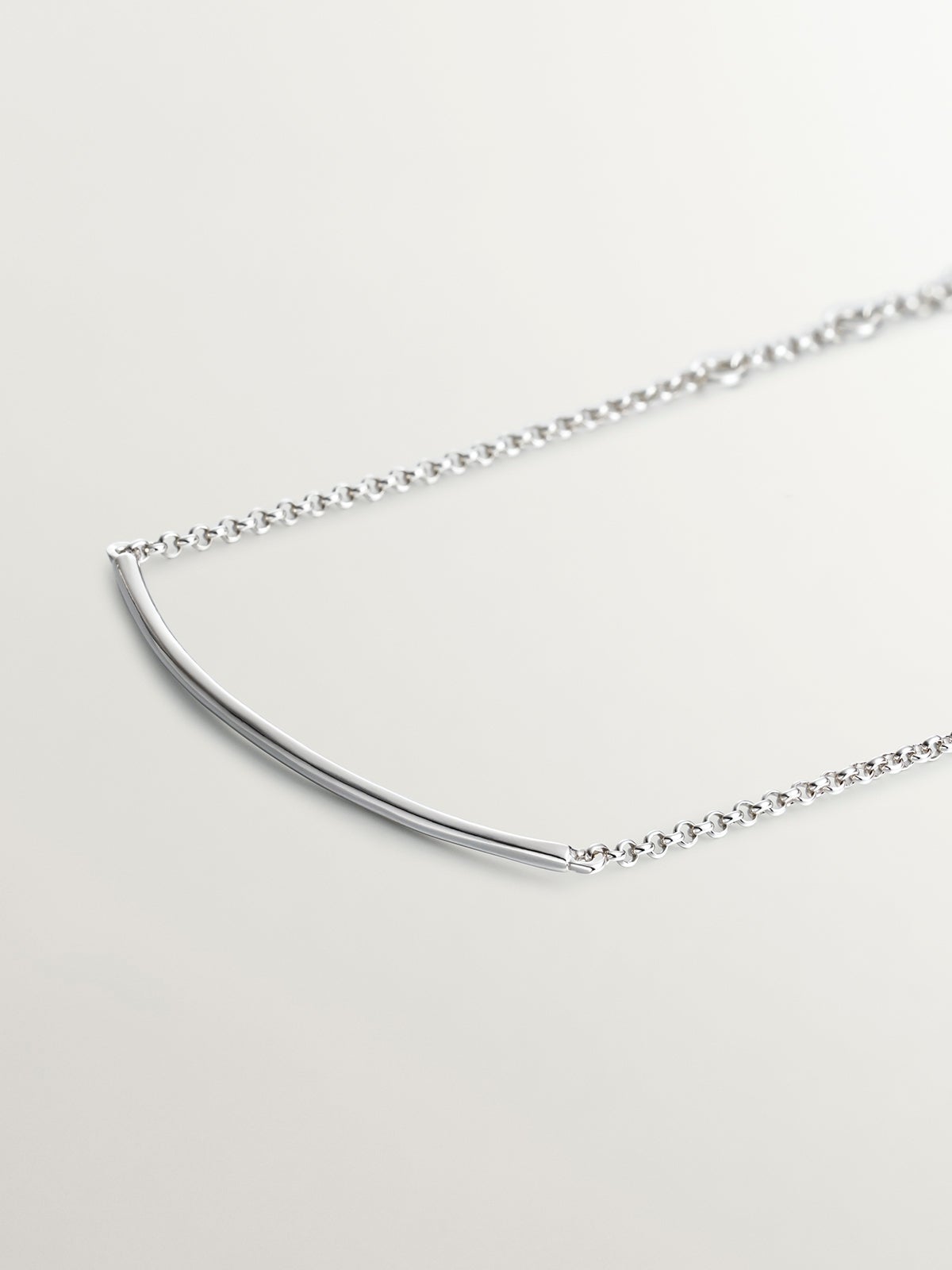 925 Silver bracelet with tube shape