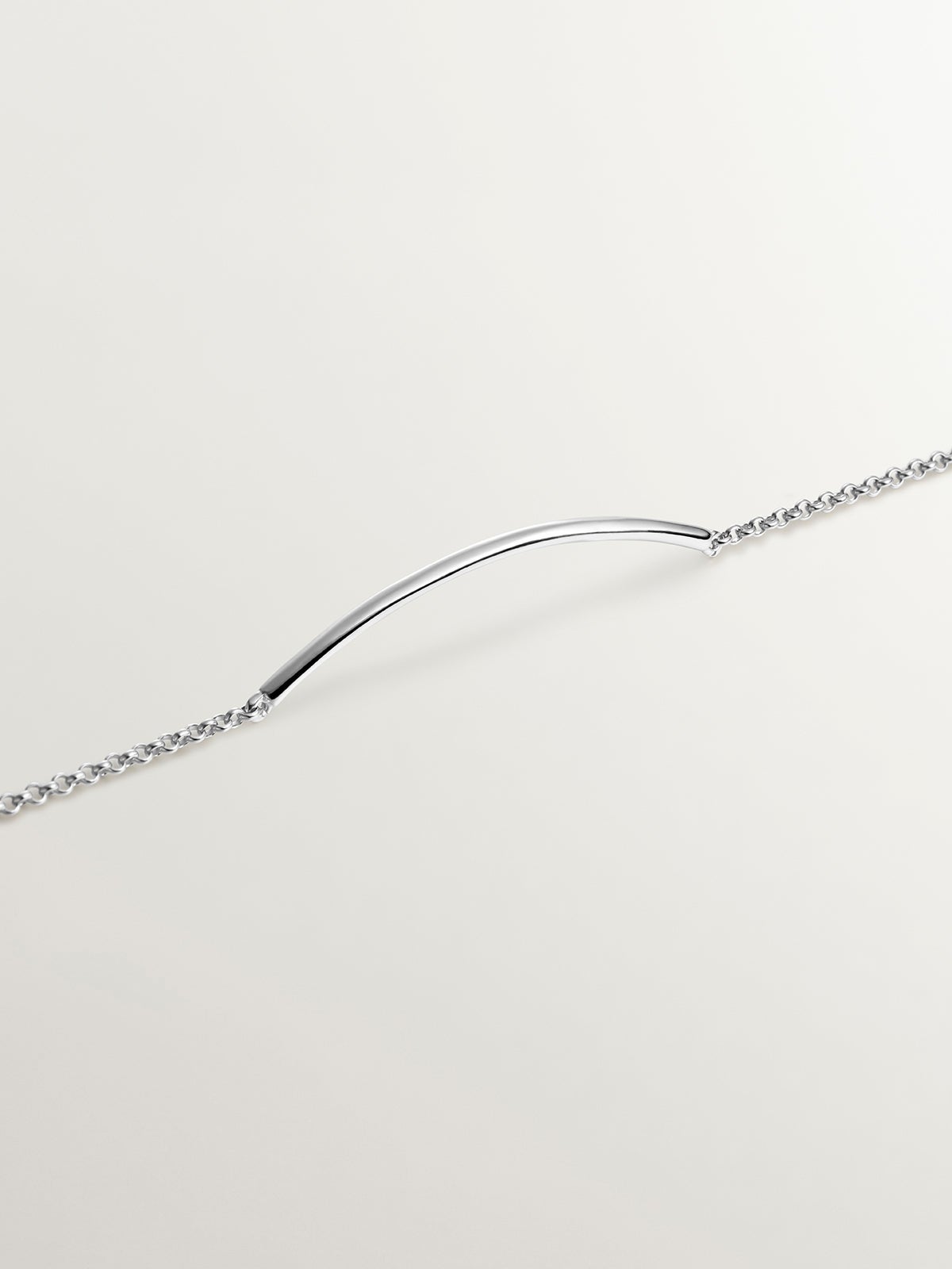 925 Silver bracelet with tube shape