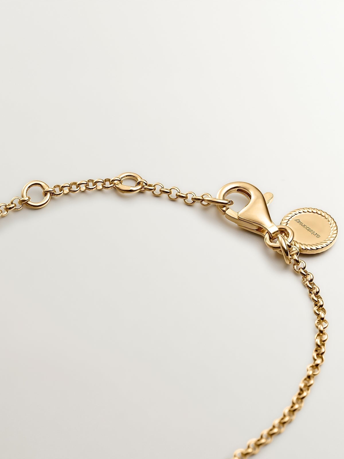 18K Yellow Gold Plated 925 Silver Bracelet with Stars