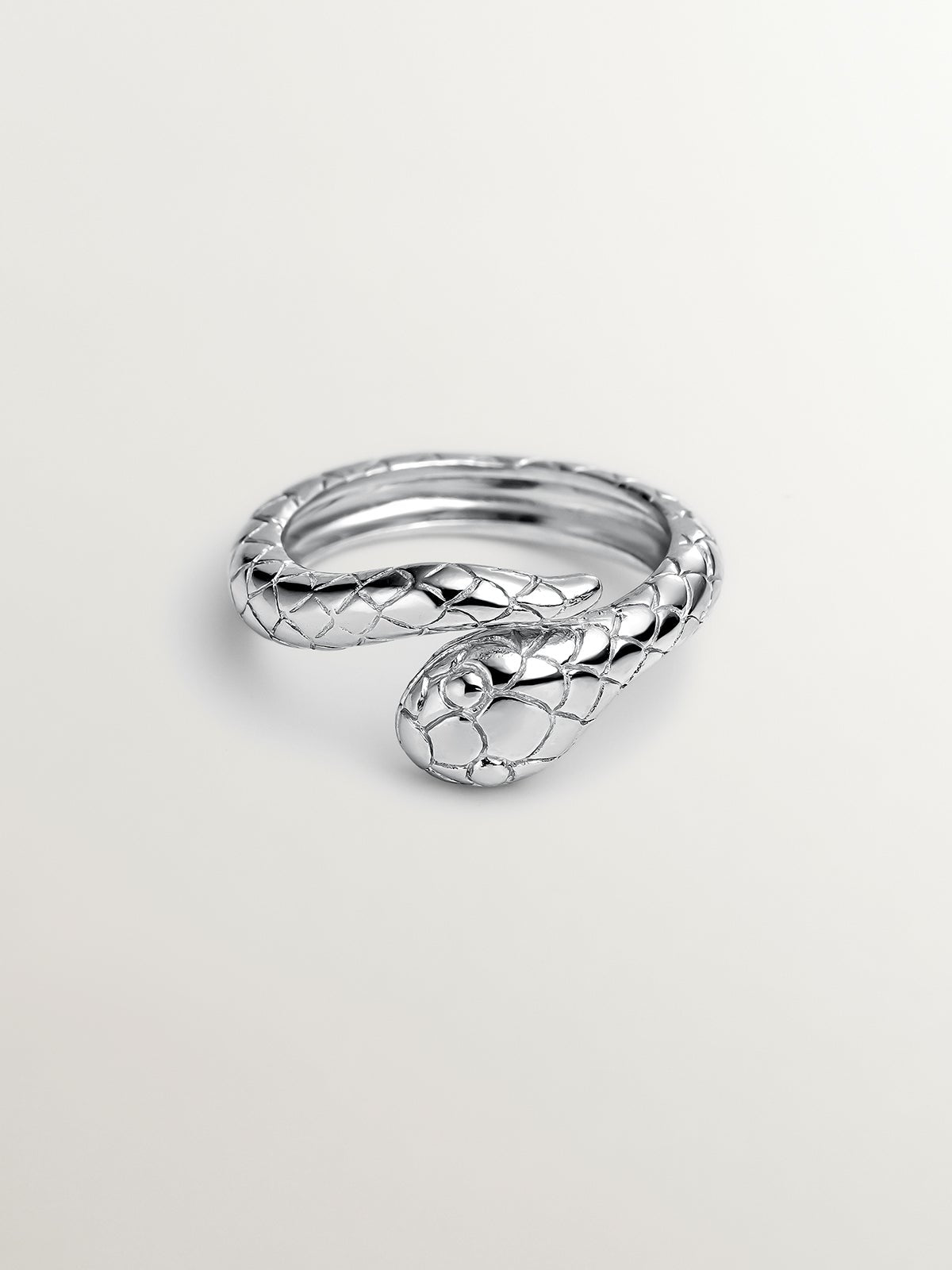925 Silver Ring with Snake Design