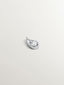 18K white gold teardrop piercing with diamonds