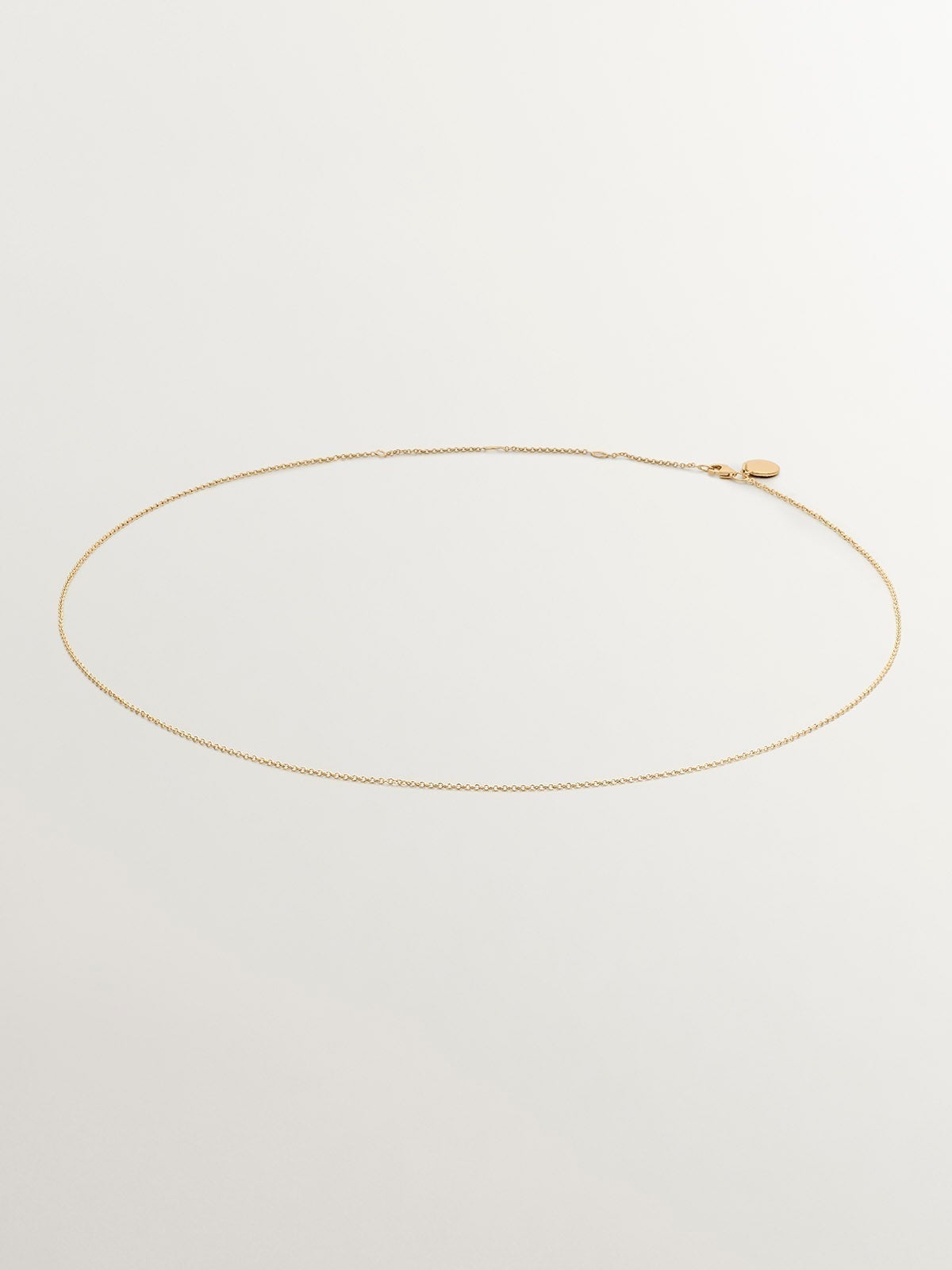 Long 925 silver chain dipped in 18K yellow gold