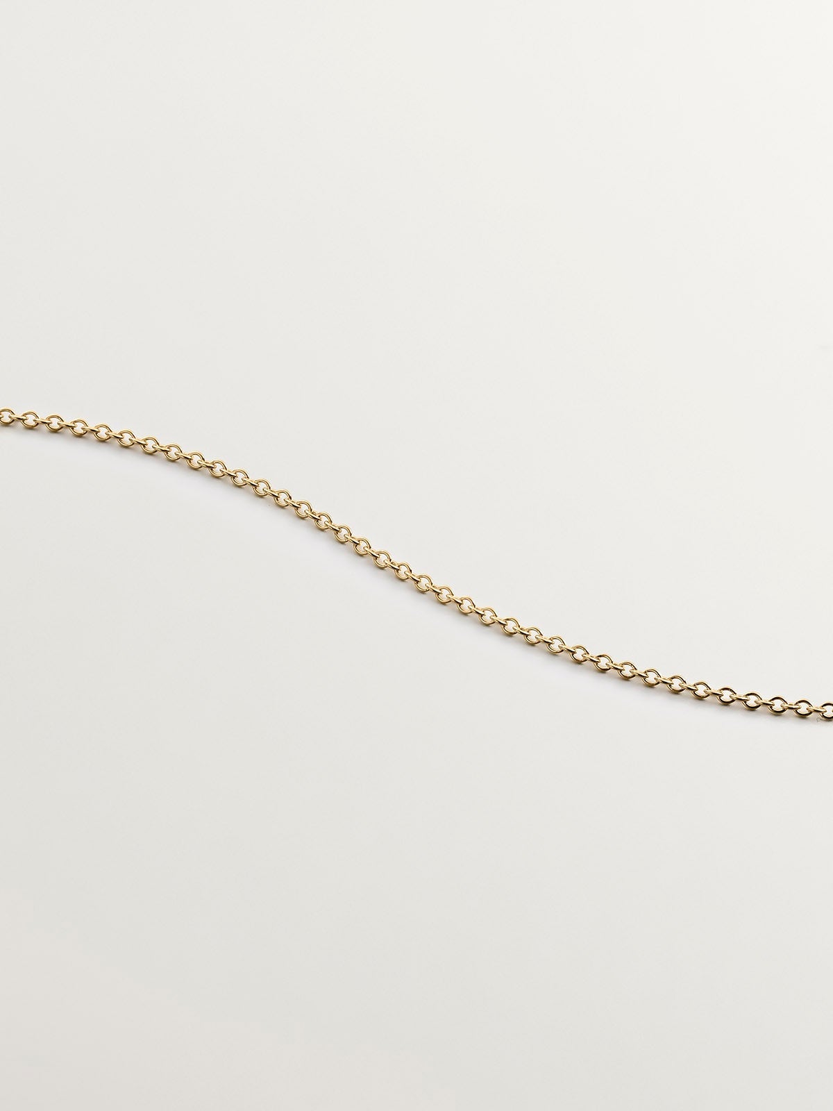 Long 925 silver chain dipped in 18K yellow gold