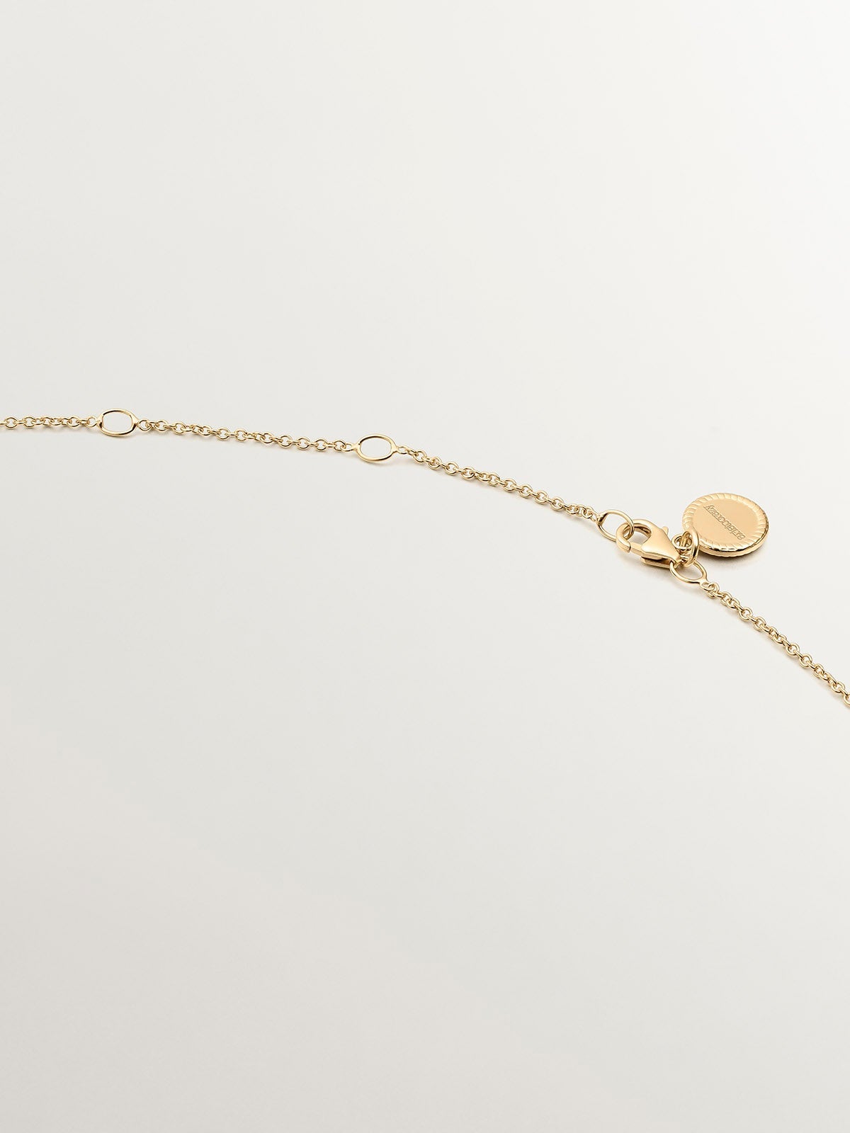 Long 925 silver chain dipped in 18K yellow gold