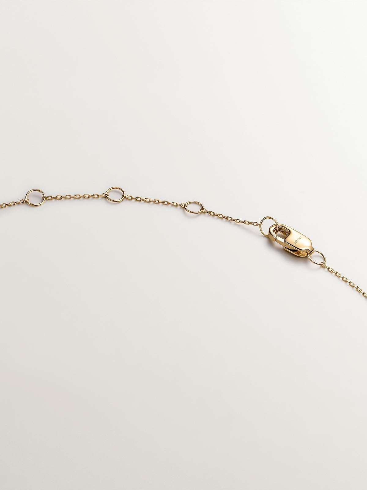 9K Yellow Gold Pendant with Moon