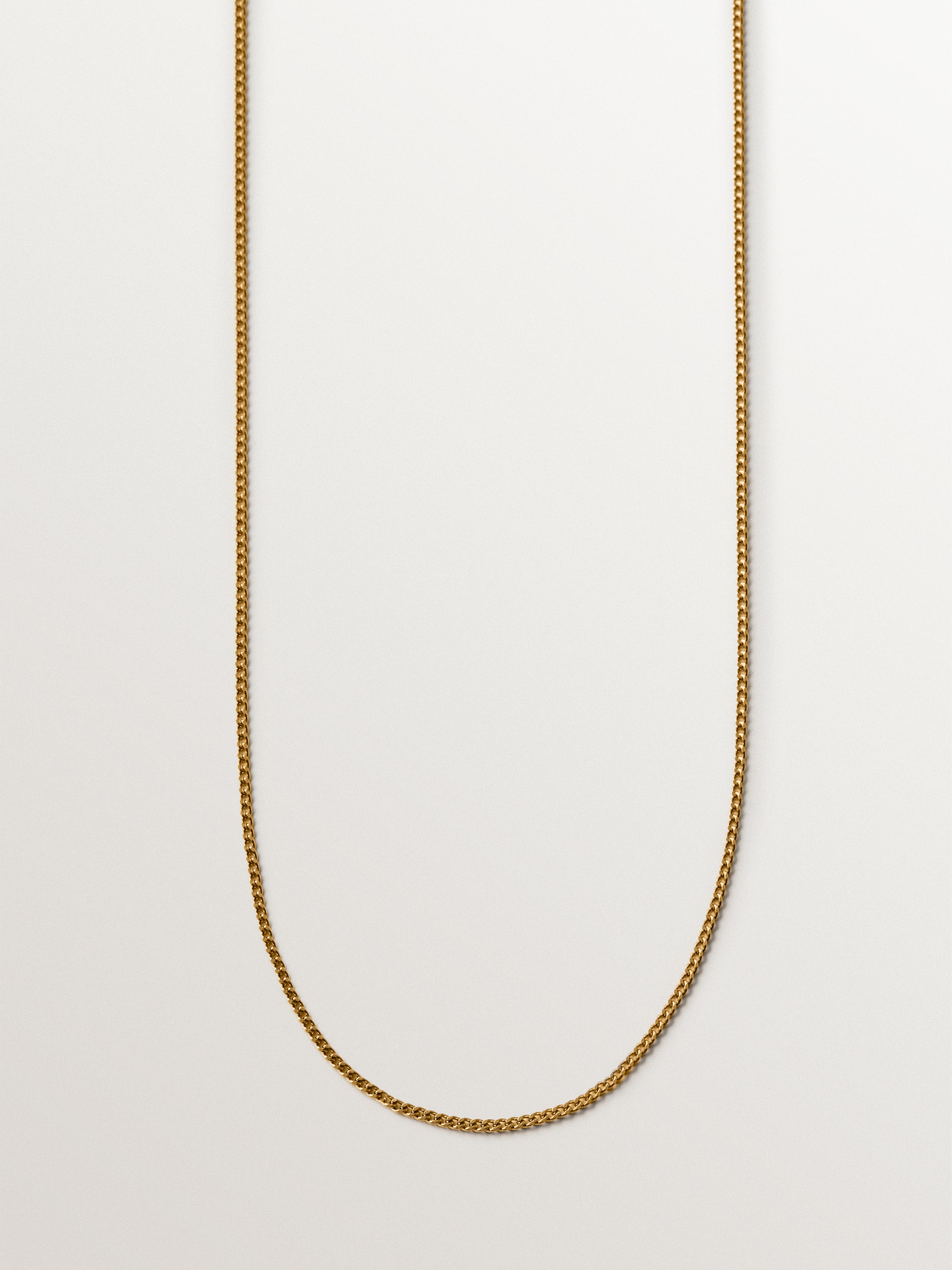 925 silver Ta-tu necklace plated in 18K yellow gold - 45 CM