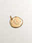 Handcrafted charm made of 925 silver, plated in 18K yellow gold with the initial C.