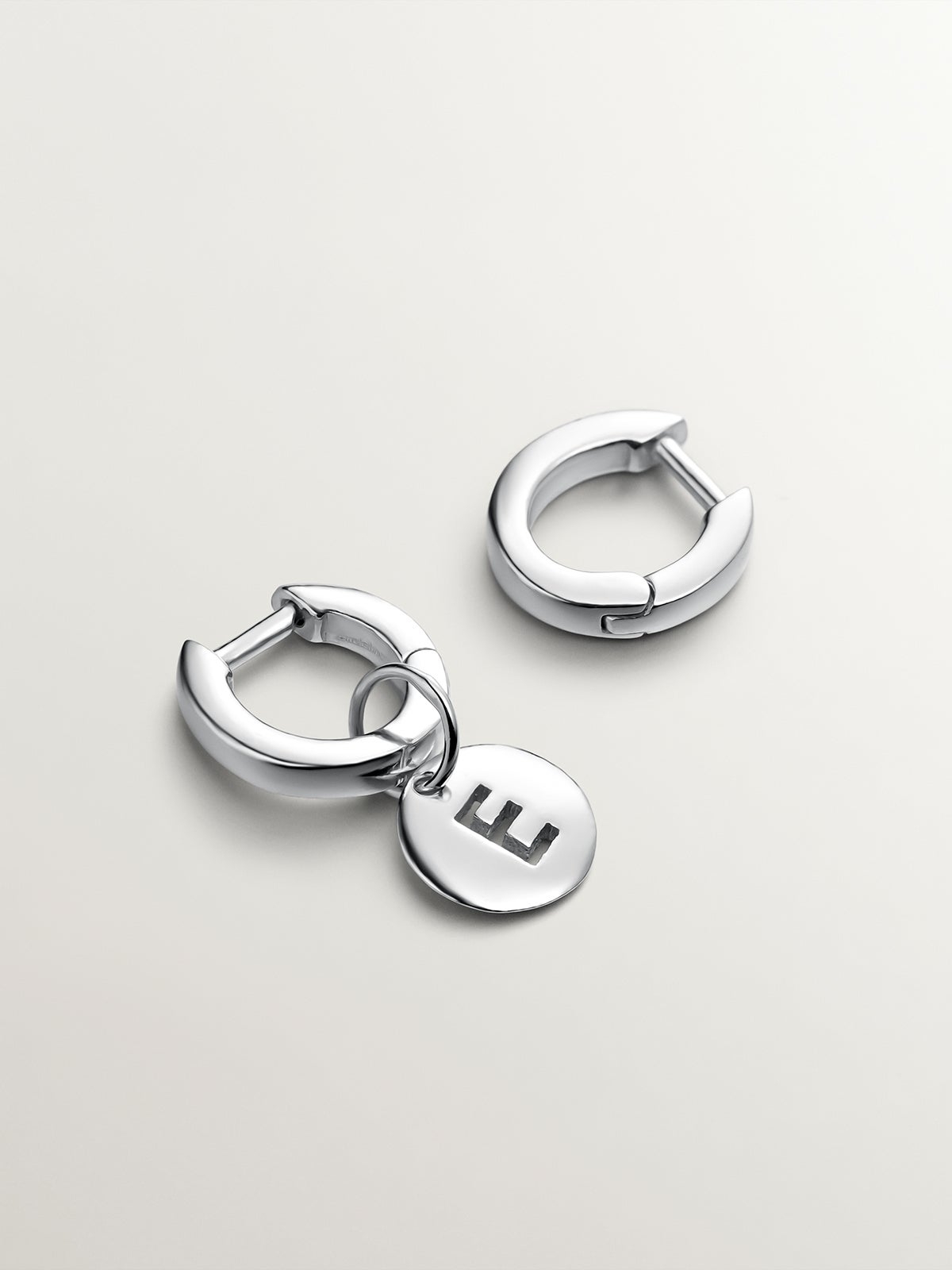 Small 925 silver hoop earrings