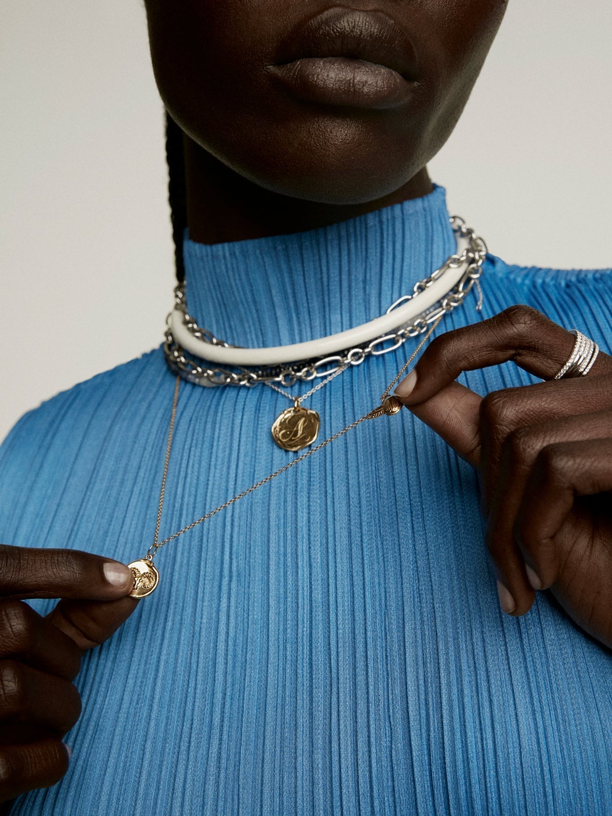 Aries Charm made of 925 silver bathed in 18K yellow gold.