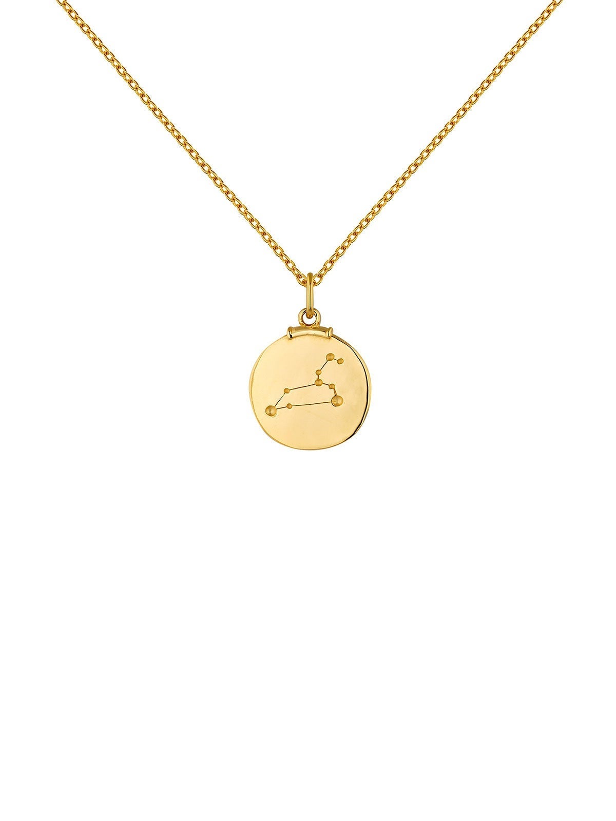 Charm Leo de plata 925 bañada en oro amarillo de 18K