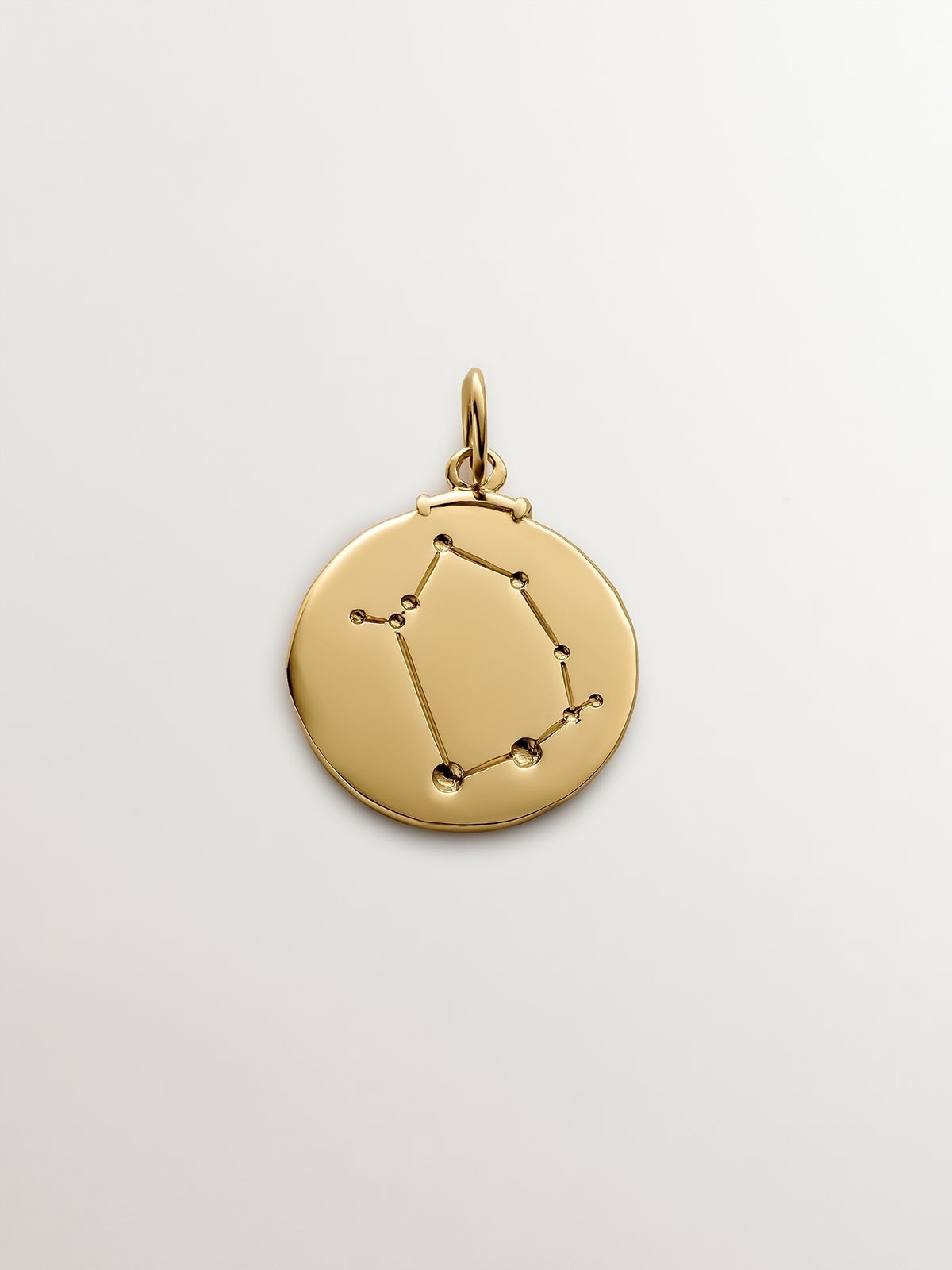 Charm Ofiuco de plata 925 bañada en oro amarillo de 18K