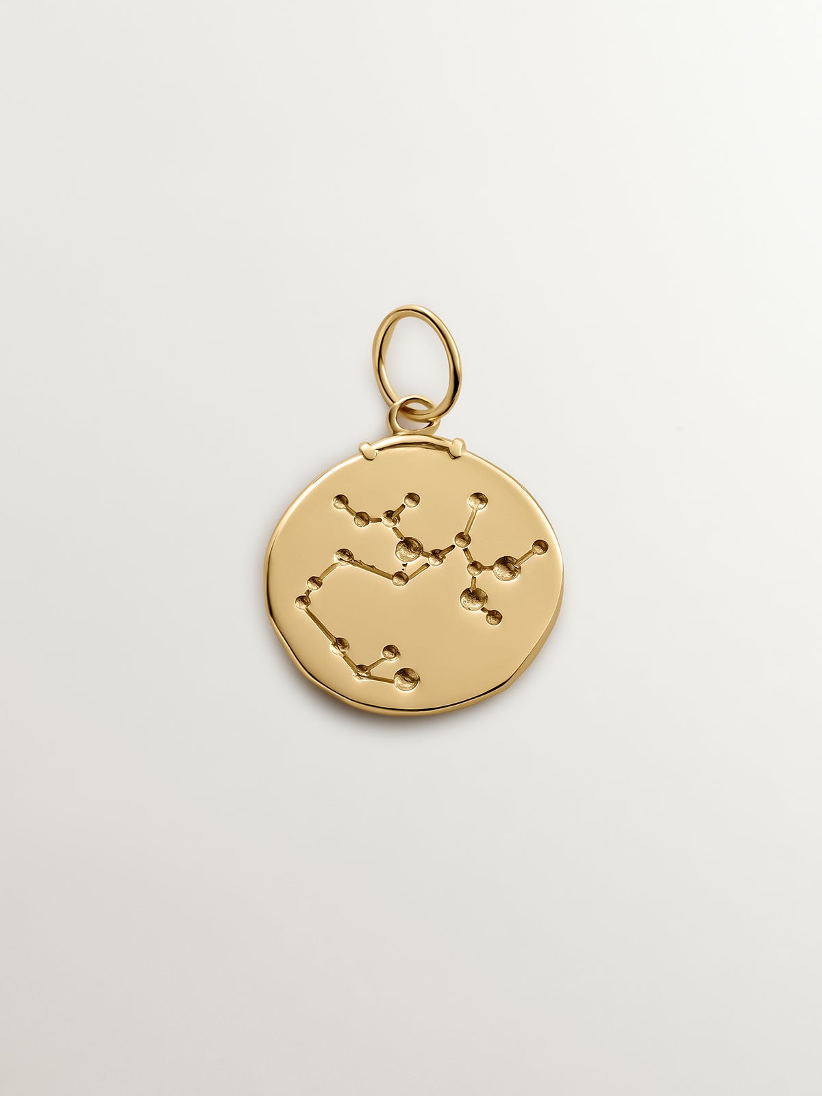 Charm Sagitario de plata 925 bañada en oro amarillo de 18K
