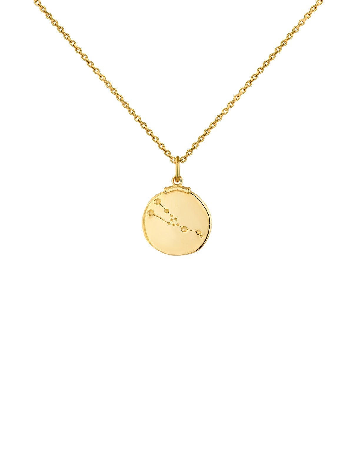 925 Silver Taurus Charm bathed in 18K yellow gold.