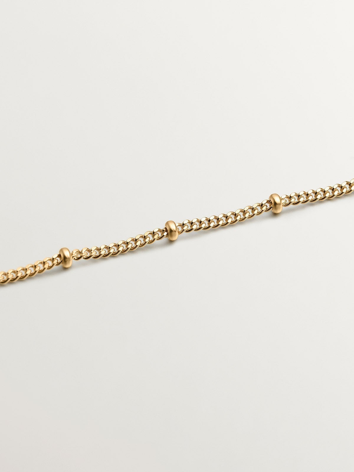 18K Yellow Gold plated 925 Silver Necklace with leaves