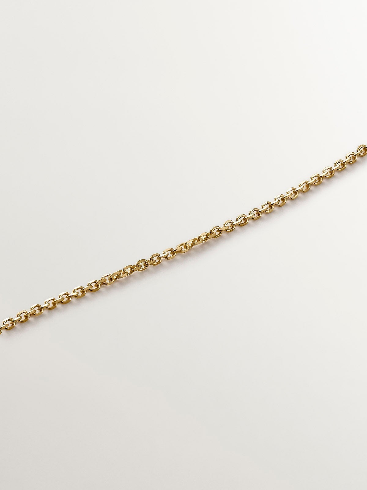 9K Yellow Gold Chain with Cross