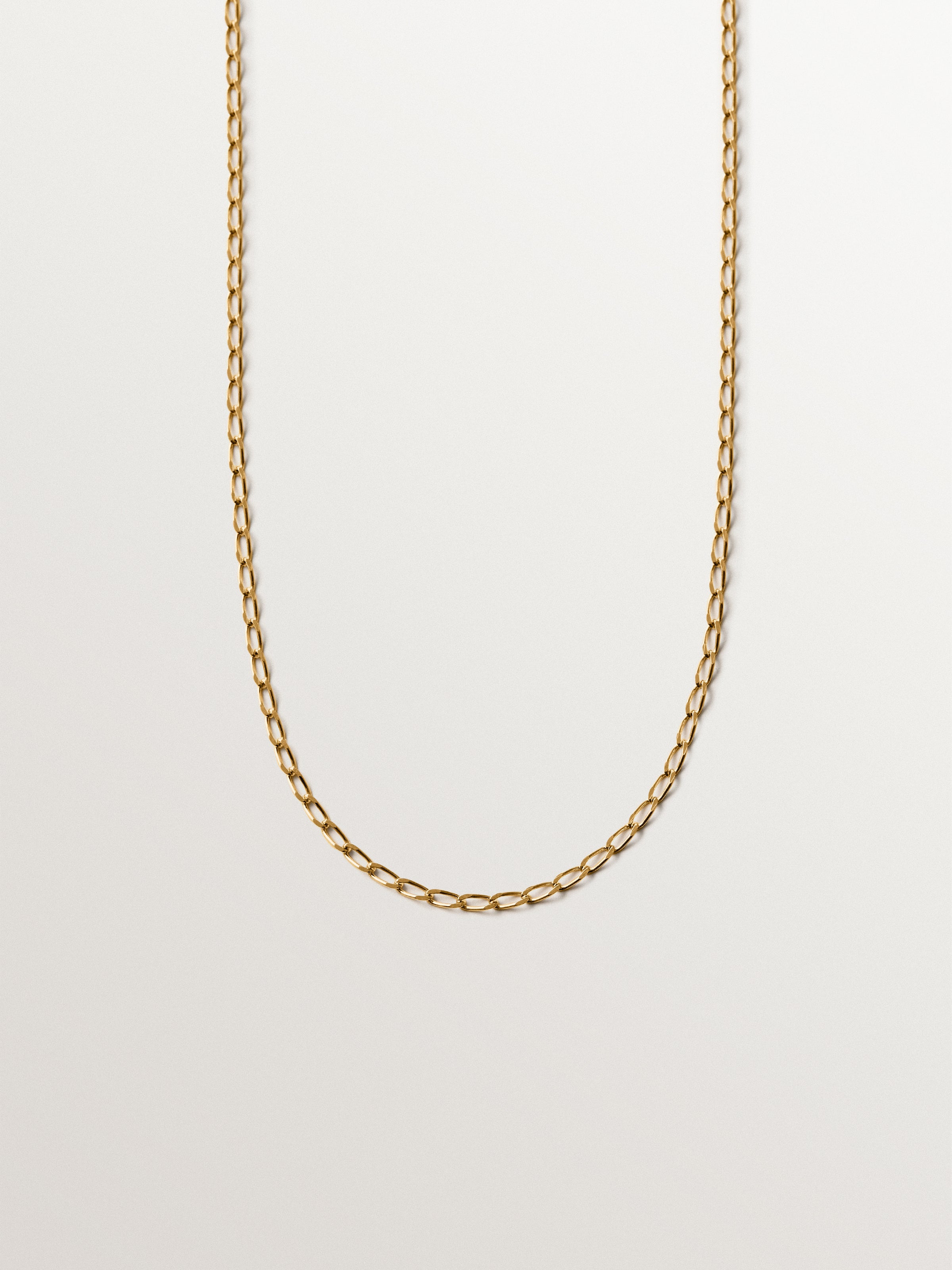 925 silver Ta-tu necklace plated in 18K yellow gold - 60 CM