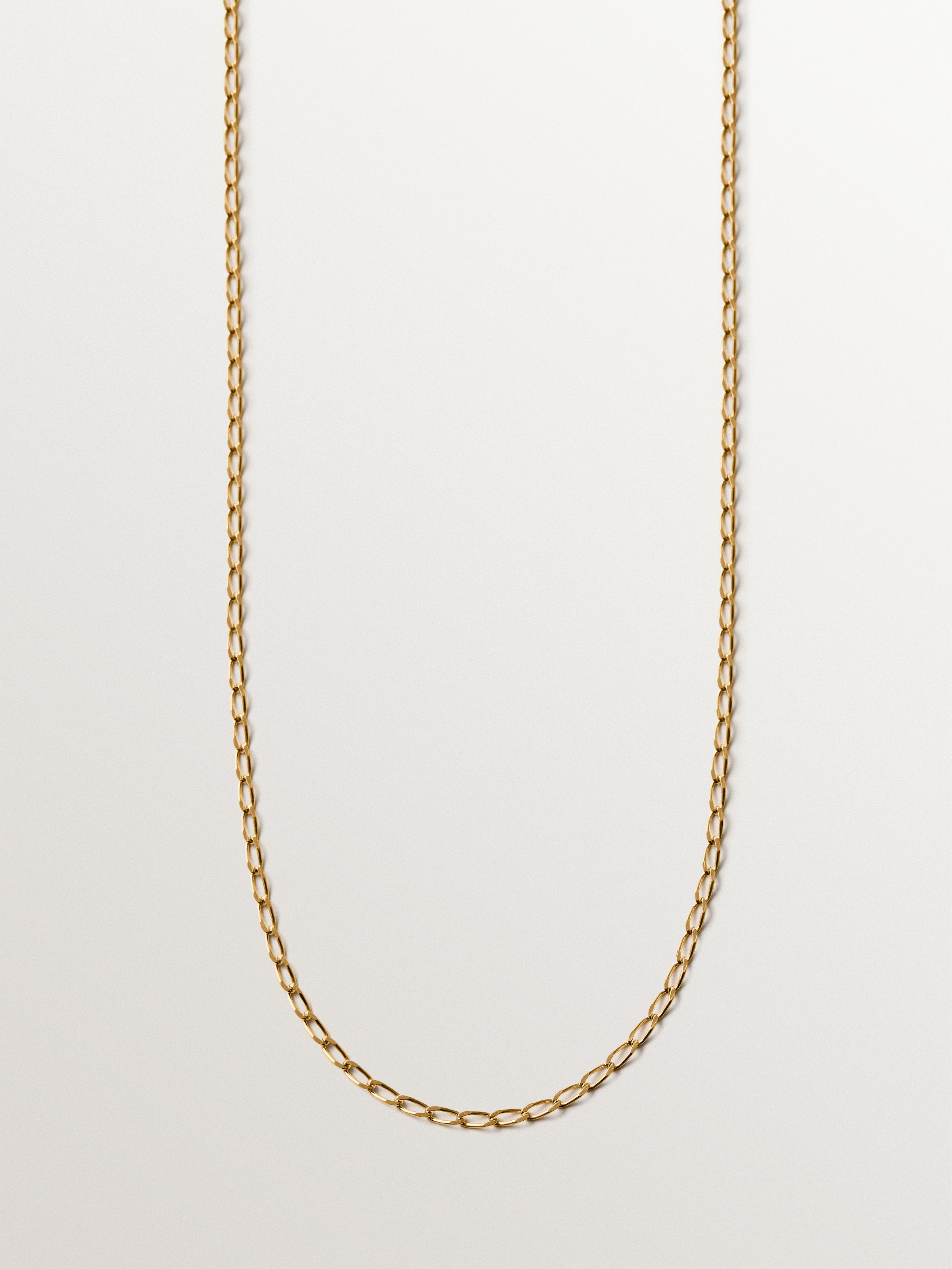 925 silver Ta-tu necklace plated in 18K yellow gold - 45 CM