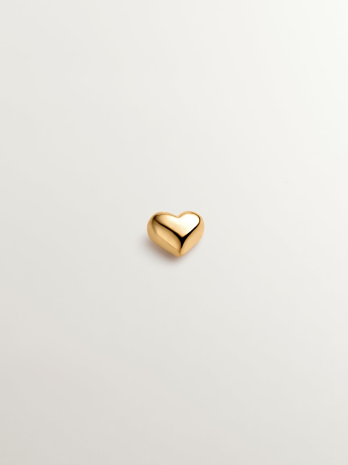 18K yellow gold heart-shaped piercing