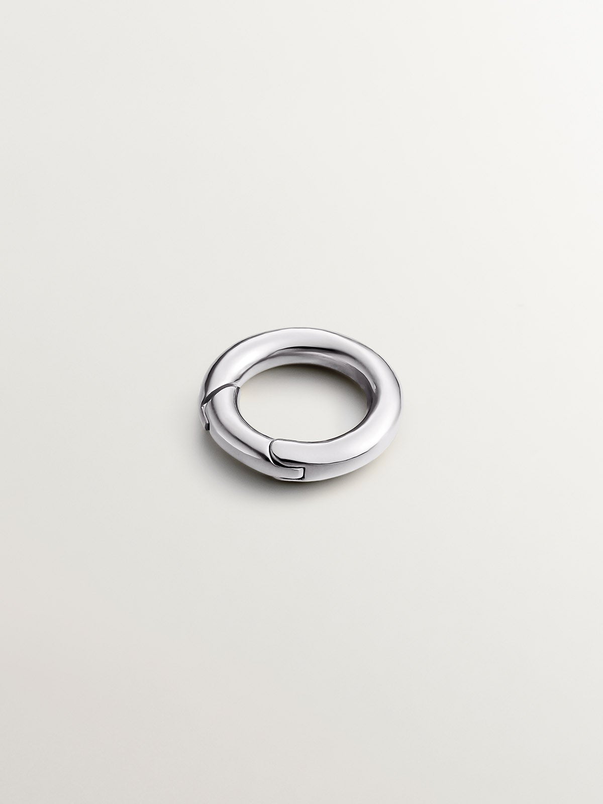 925 Silver Round Carabiner