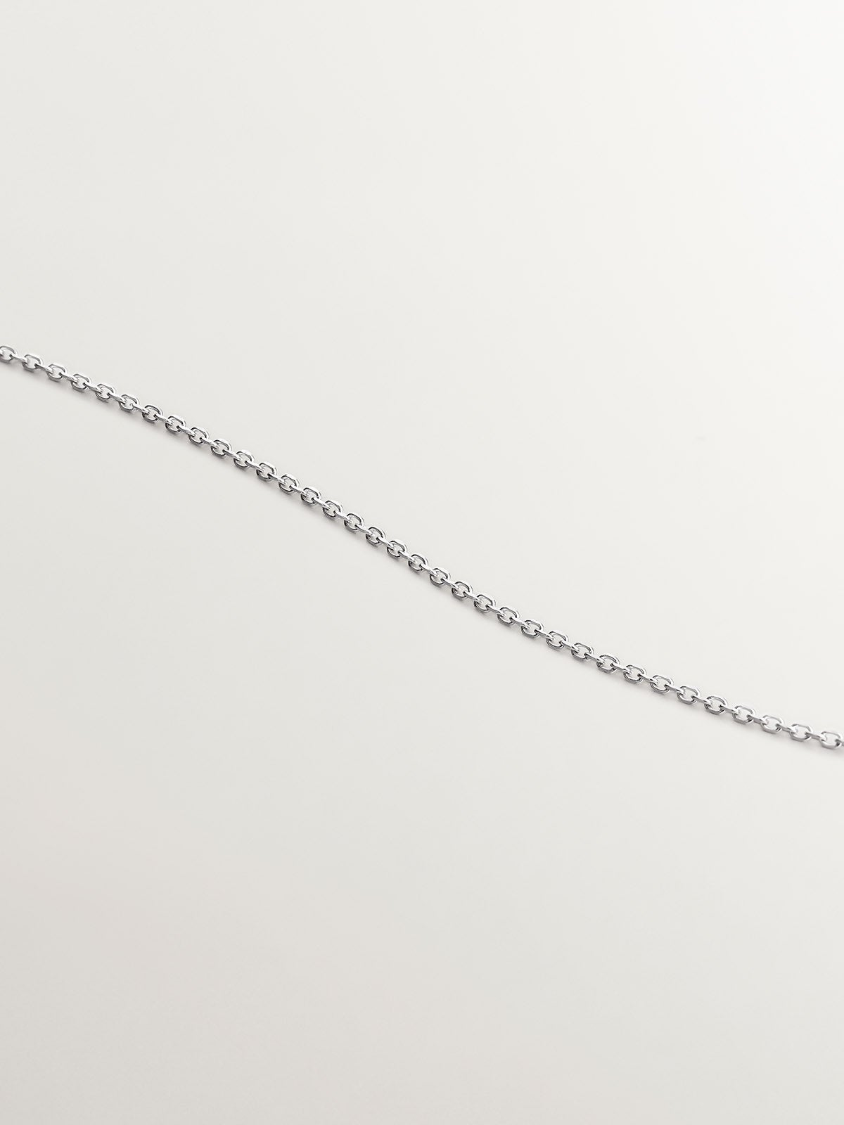18K White Gold Diamond Star Pendant