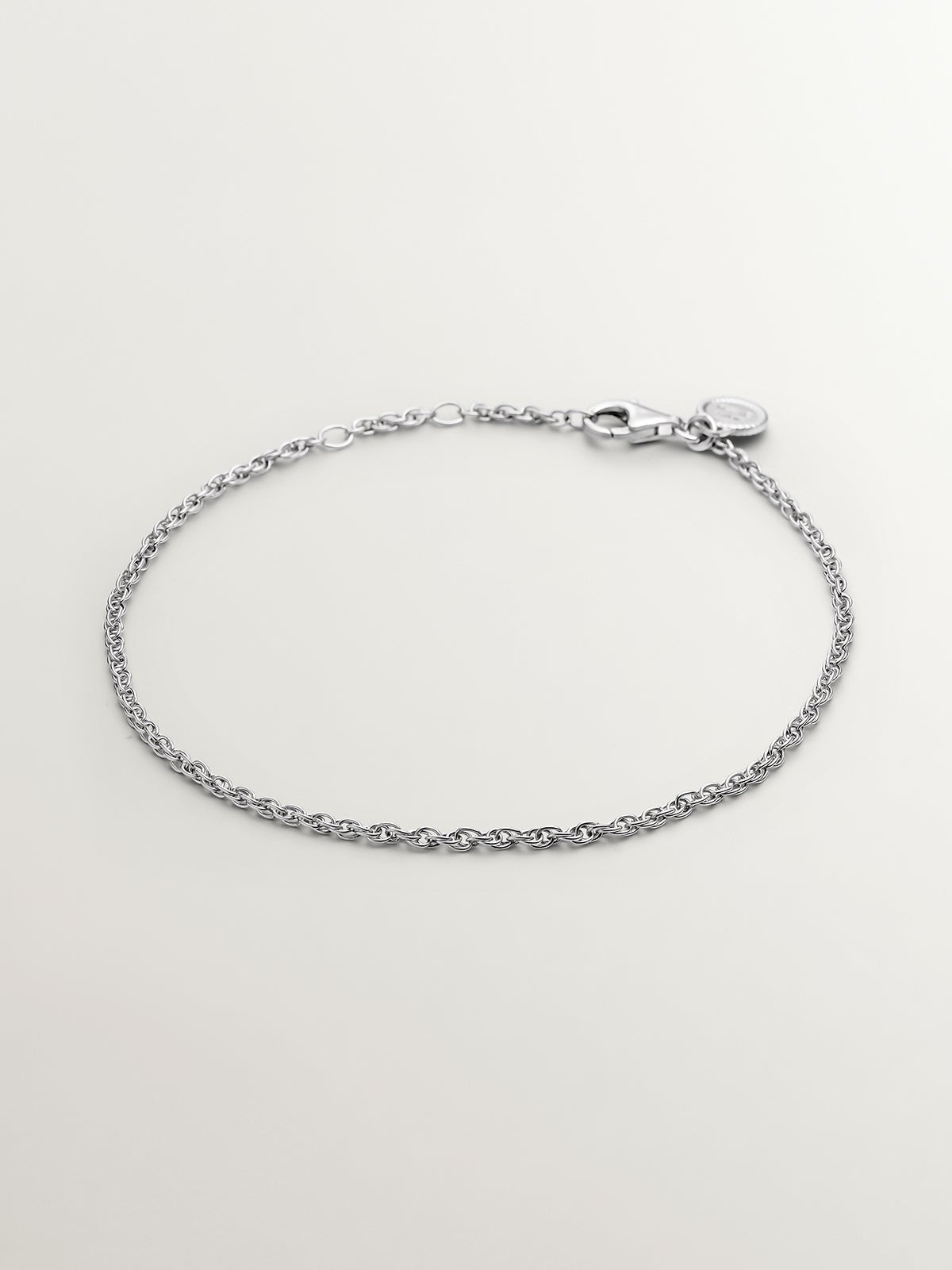 925 silver link tobillera bracelet