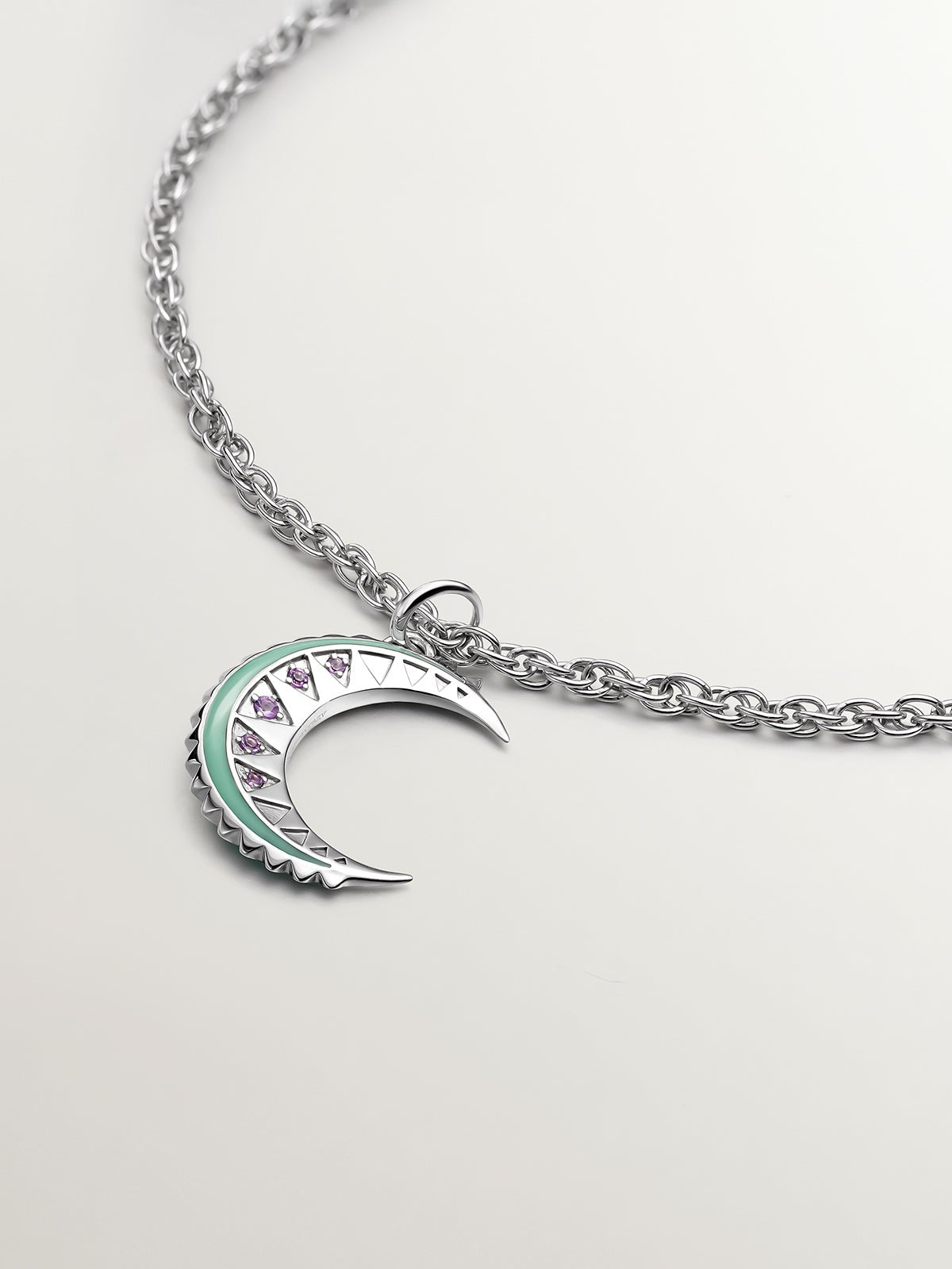 925 silver link tobillera bracelet