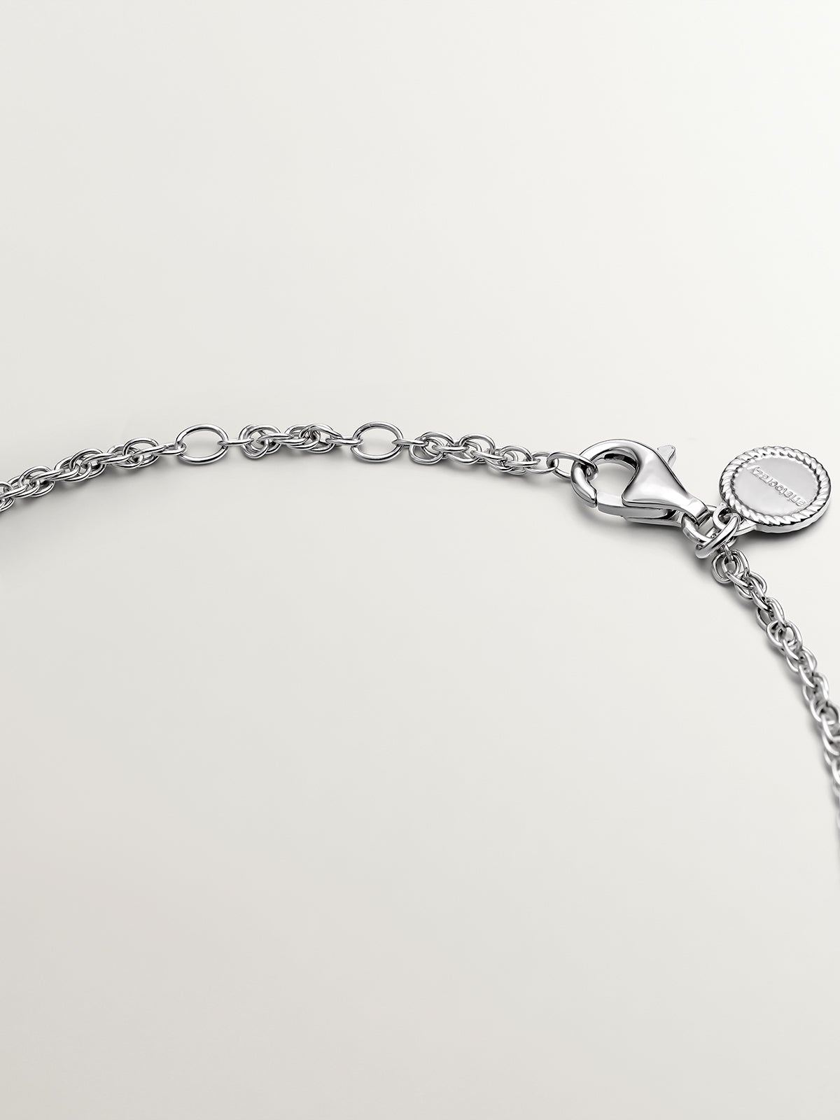 925 silver link tobillera bracelet