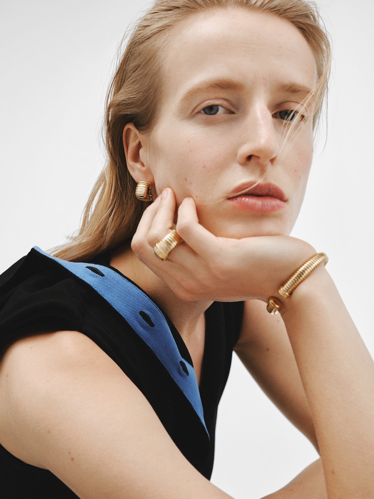 18K yellow gold plated 925 silver tumbagas ring