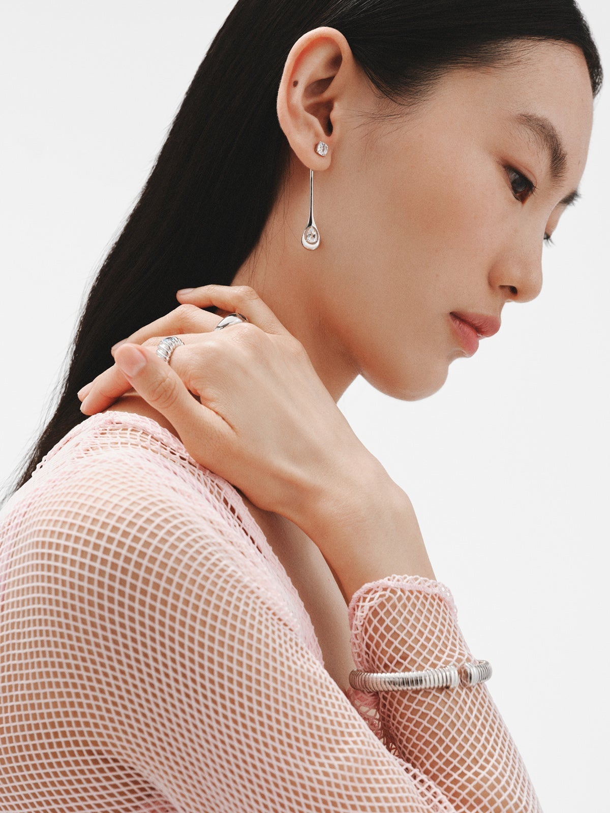 925 silver tubegas bracelet