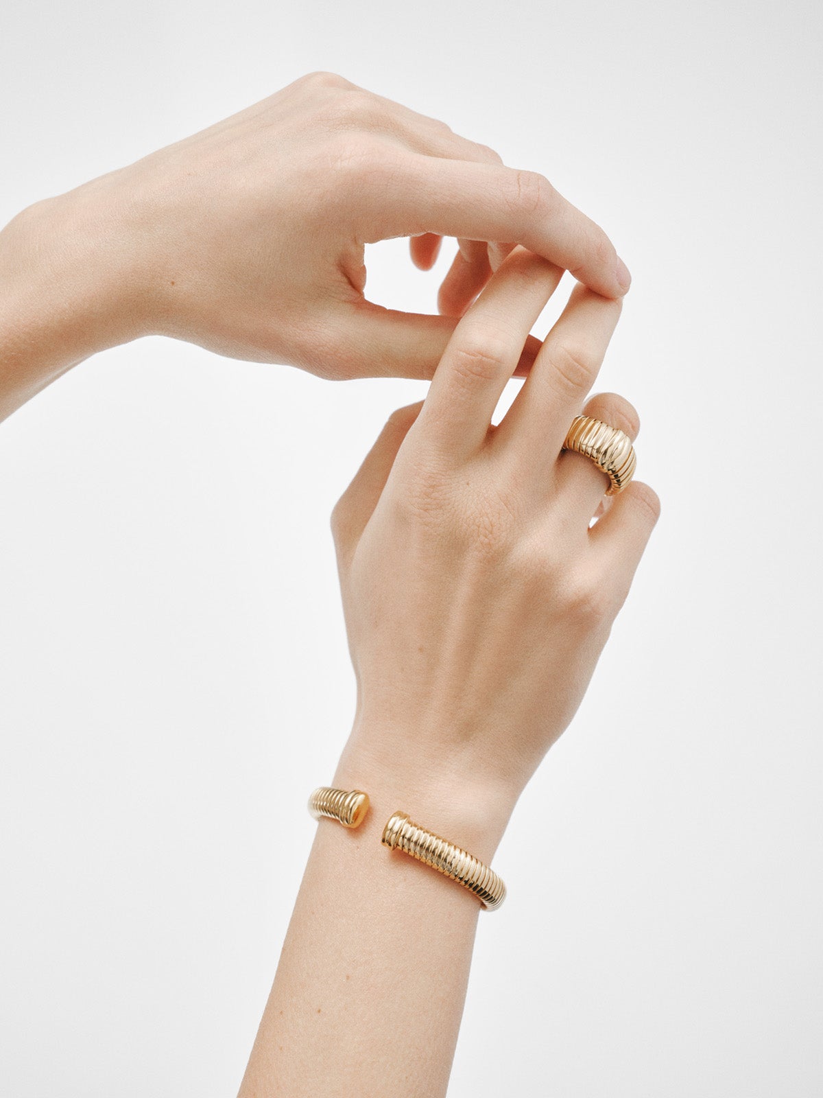 18K yellow gold plated 925 silver tumbagas bracelet