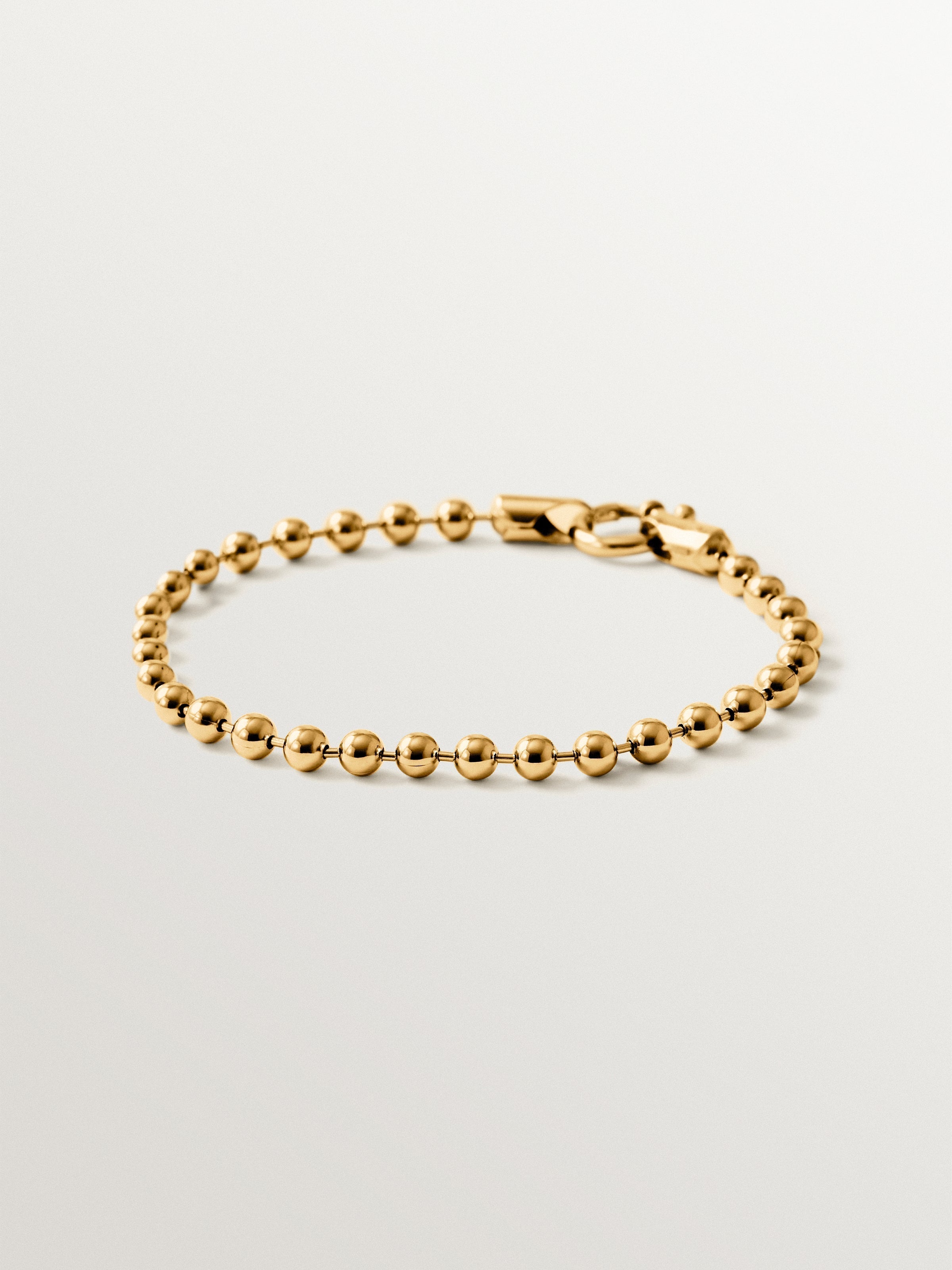 925 silver bracelet plated with 18K gold