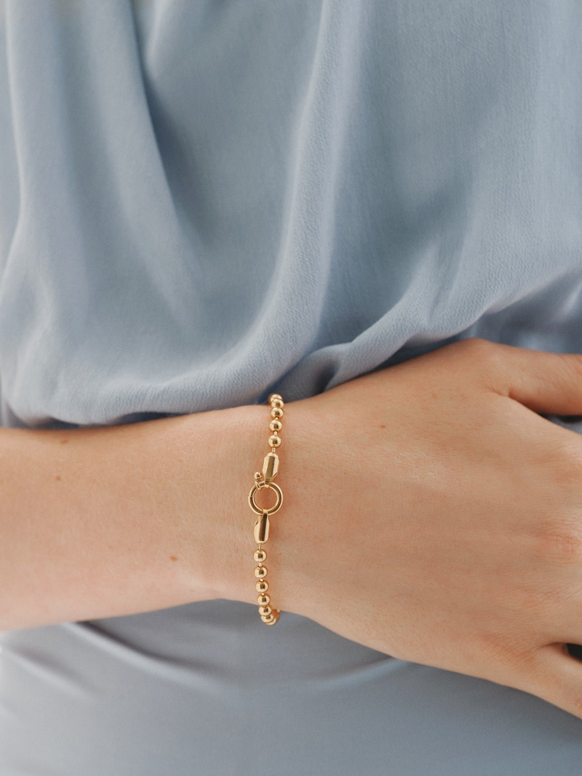 925 silver bracelet plated with 18K gold
