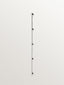 925 silver single dangling earring with spheres