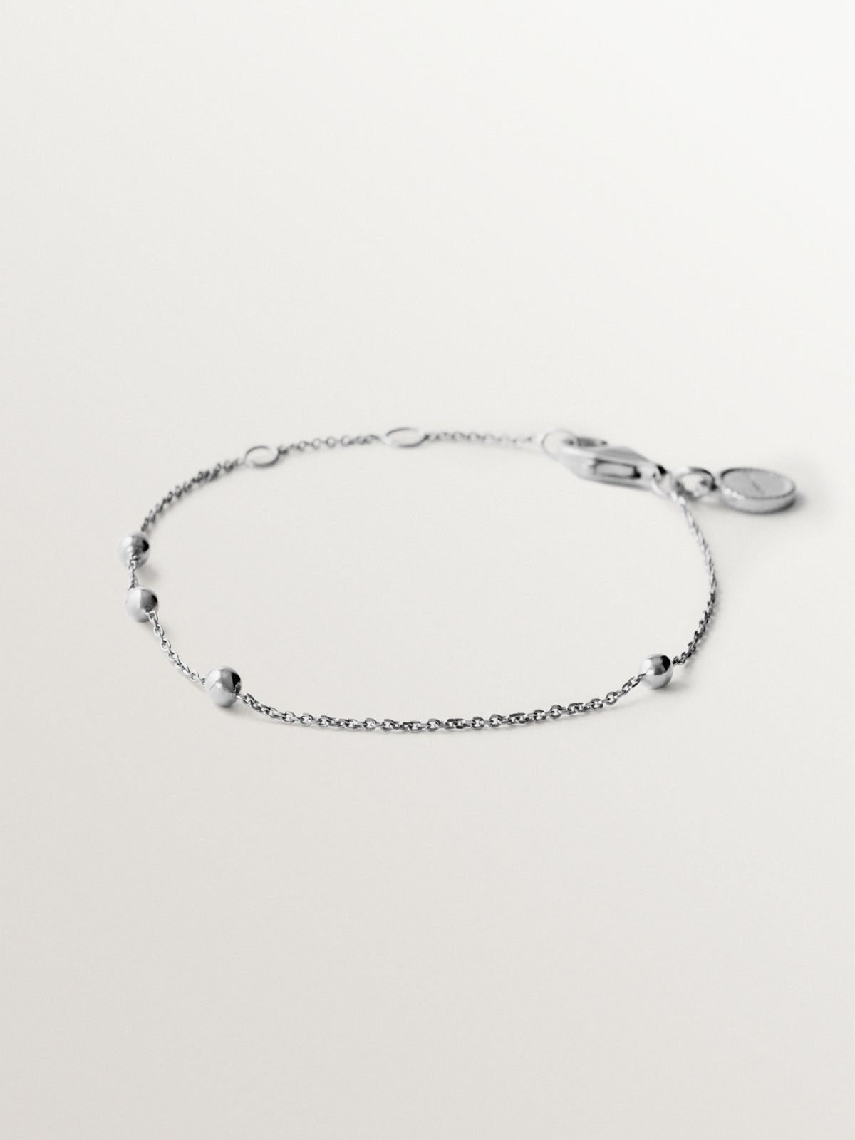 925 silver bracelet with sphere motif