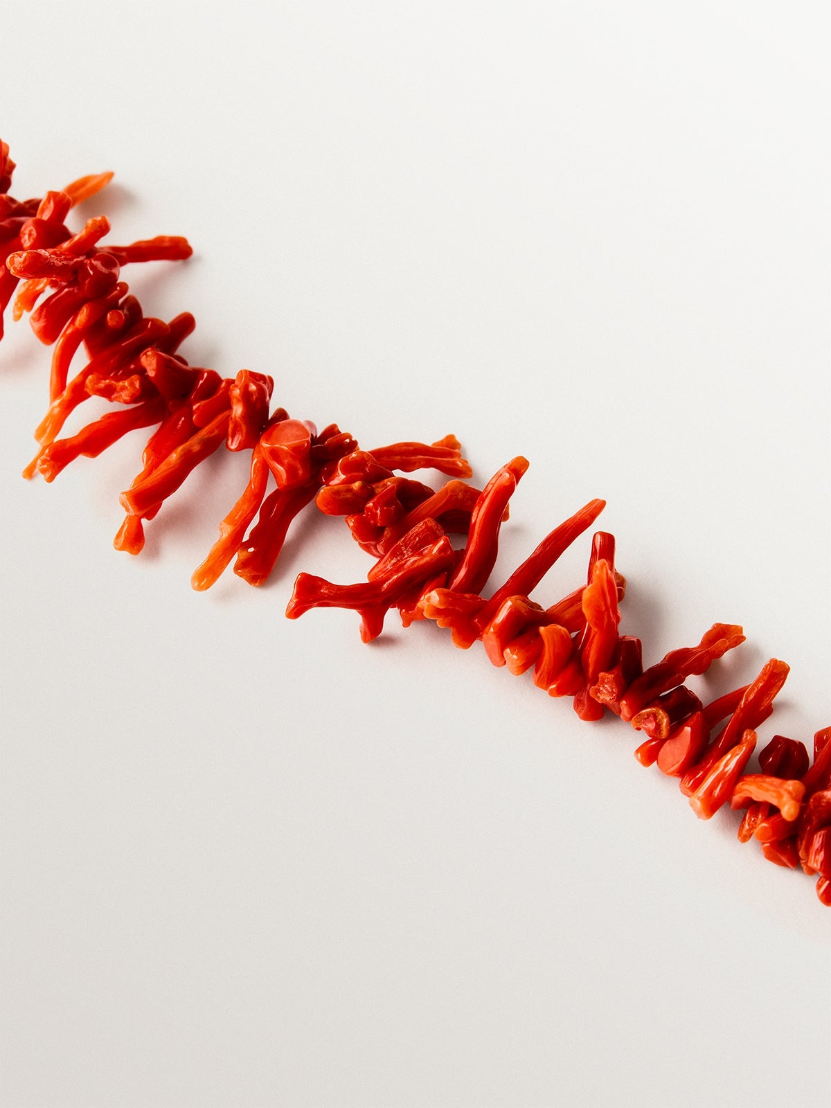 925 silver bracelet plated in 18K gold with corals