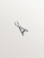 925 silver charm with letter A and sphere motifs