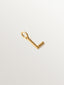 925 silver charm plated in 18K yellow gold with letter L and dial motifs