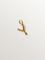 925 silver charm plated in 18K yellow gold with Y letter and dial motifs