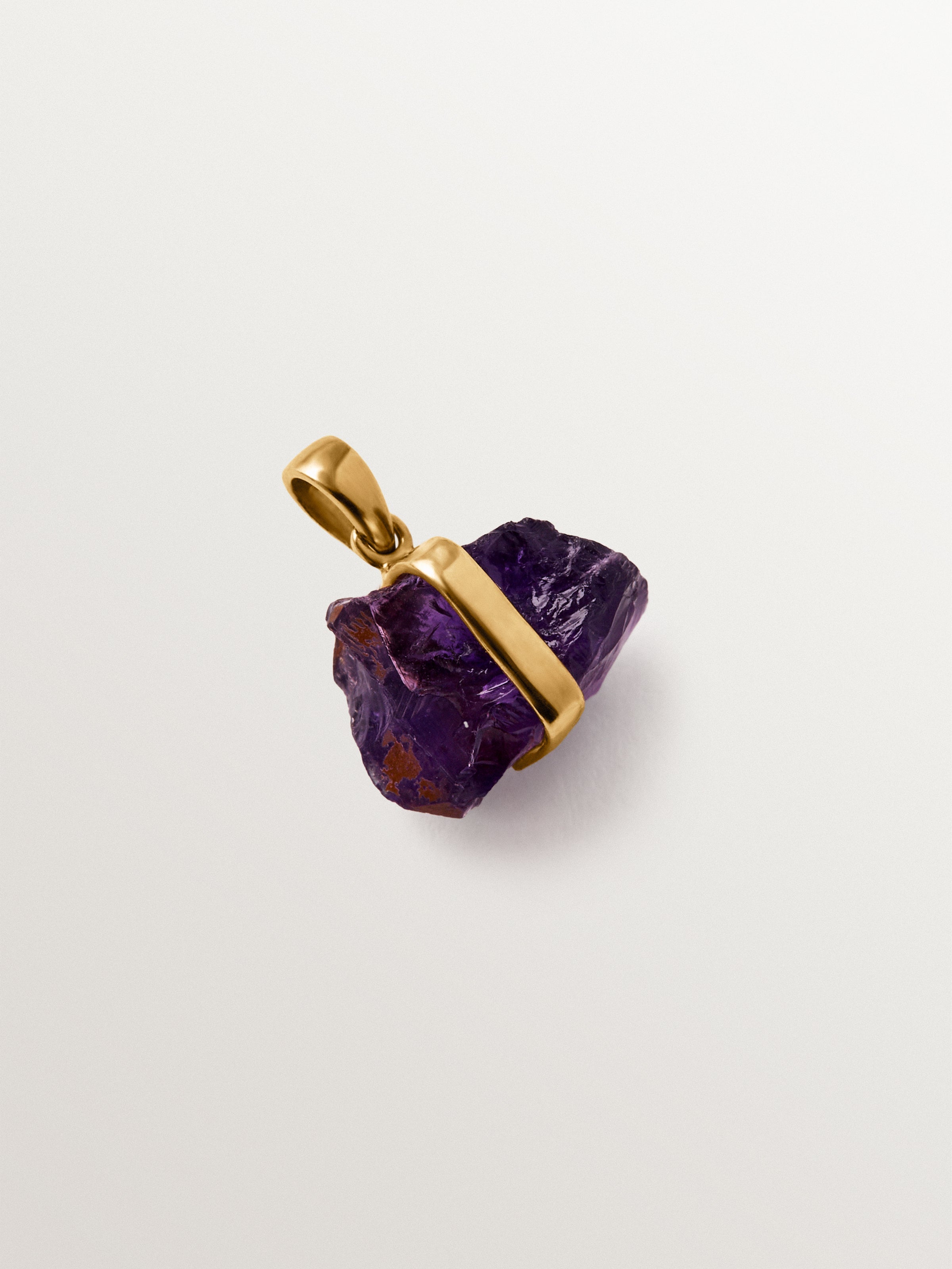 February birthstone charm with amethyst