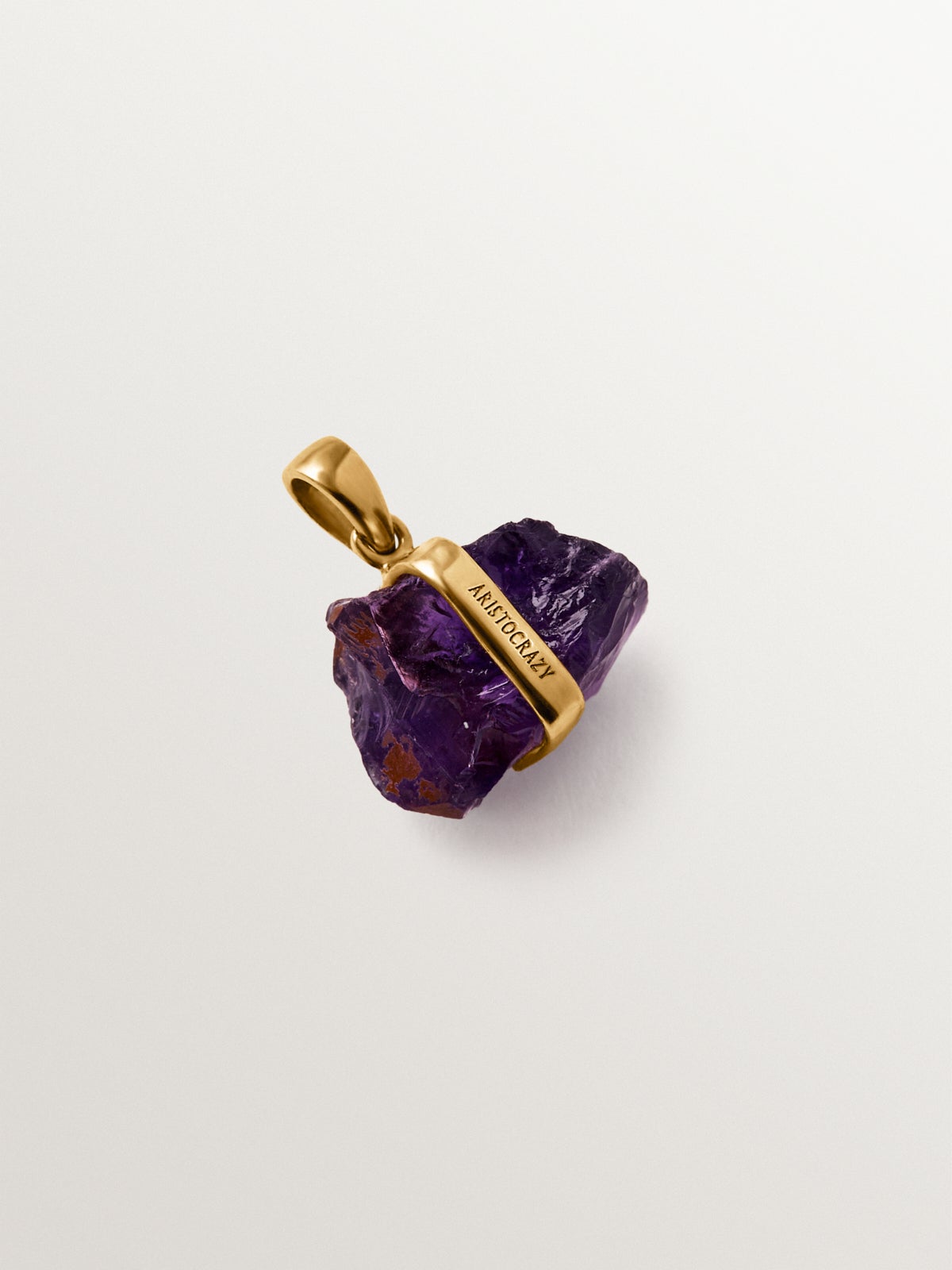 February birthstone charm with amethyst