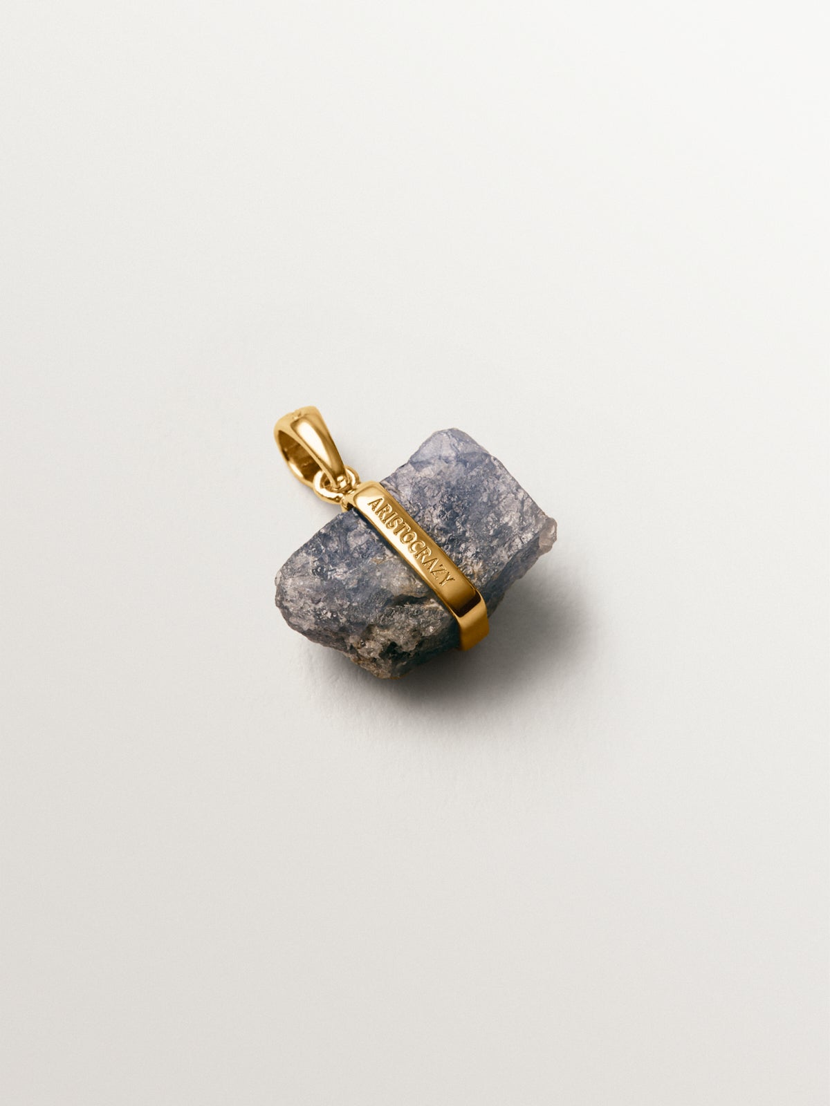 September birthstone charm with blue sapphire